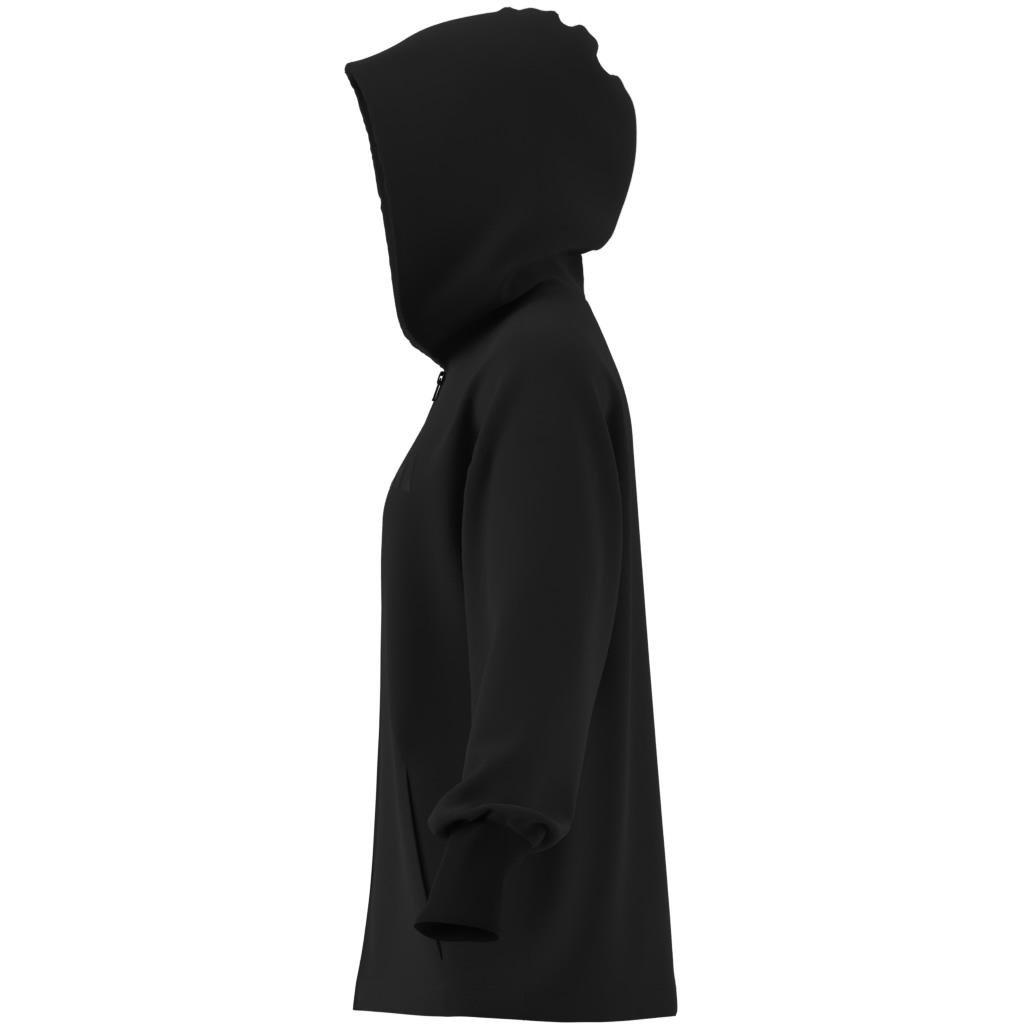 ALL SZN French Terry Loose Full-Zip Hoodie, Black, A701_ONE, large image number 6