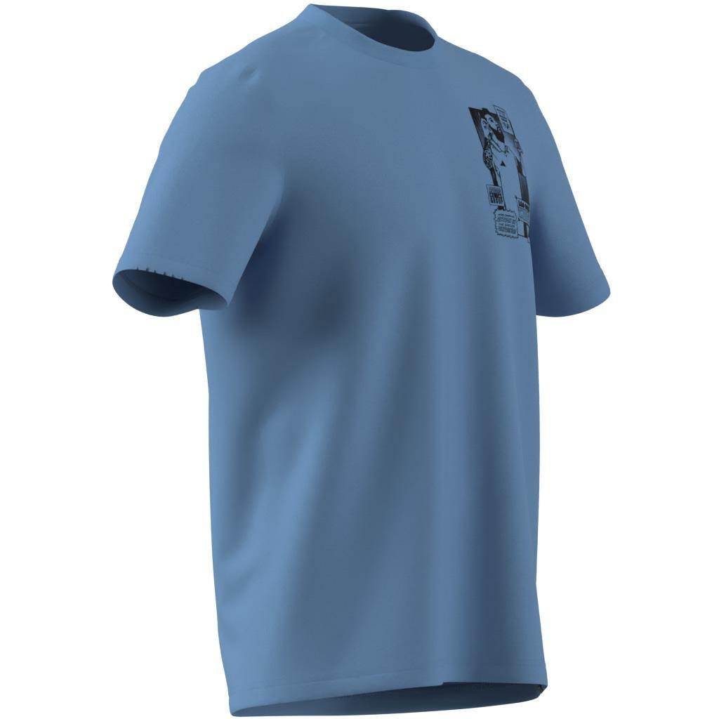 Messi Icon Graphic T-Shirt, Blue, , large image number 9