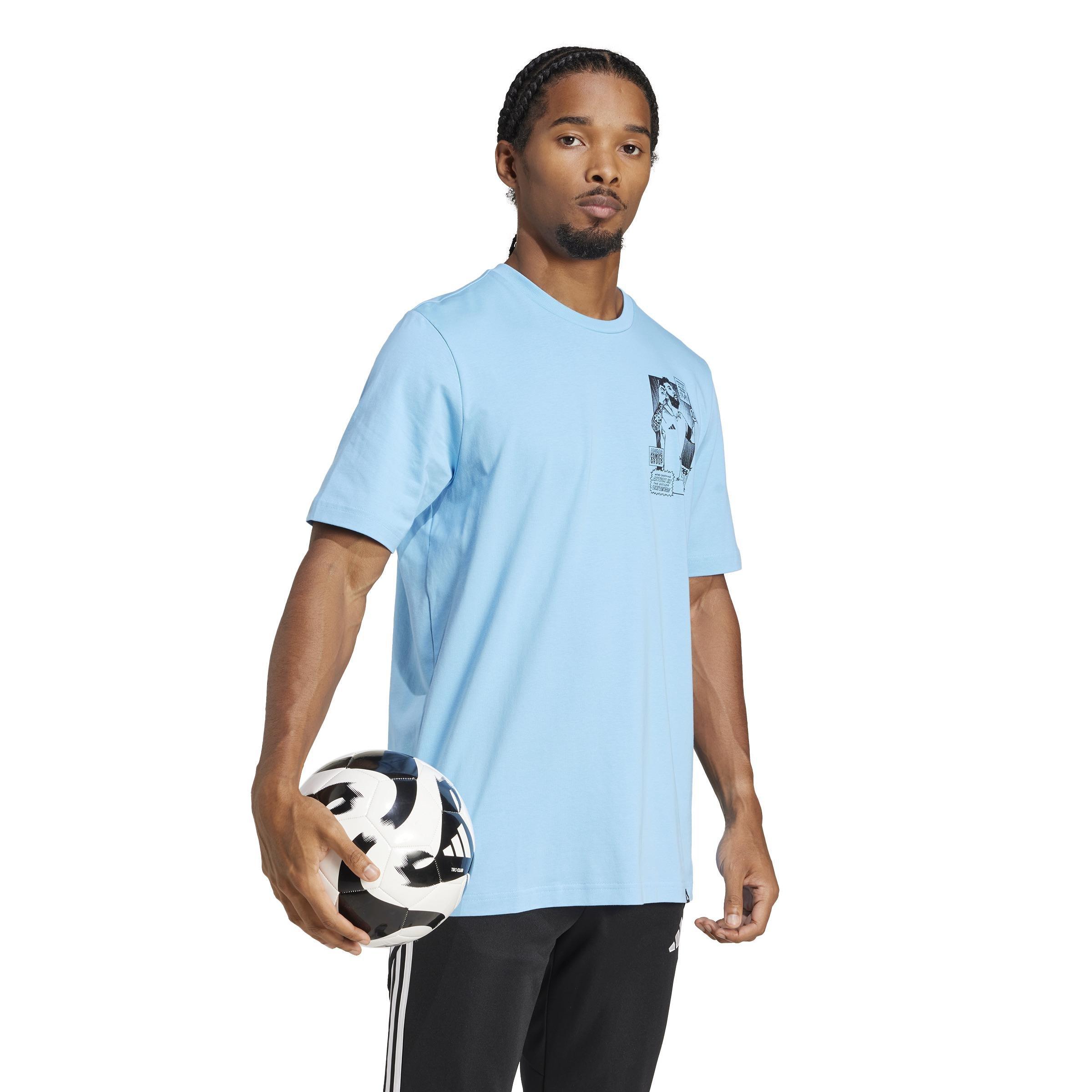 Messi Icon Graphic T-Shirt, Blue, , large image number 13