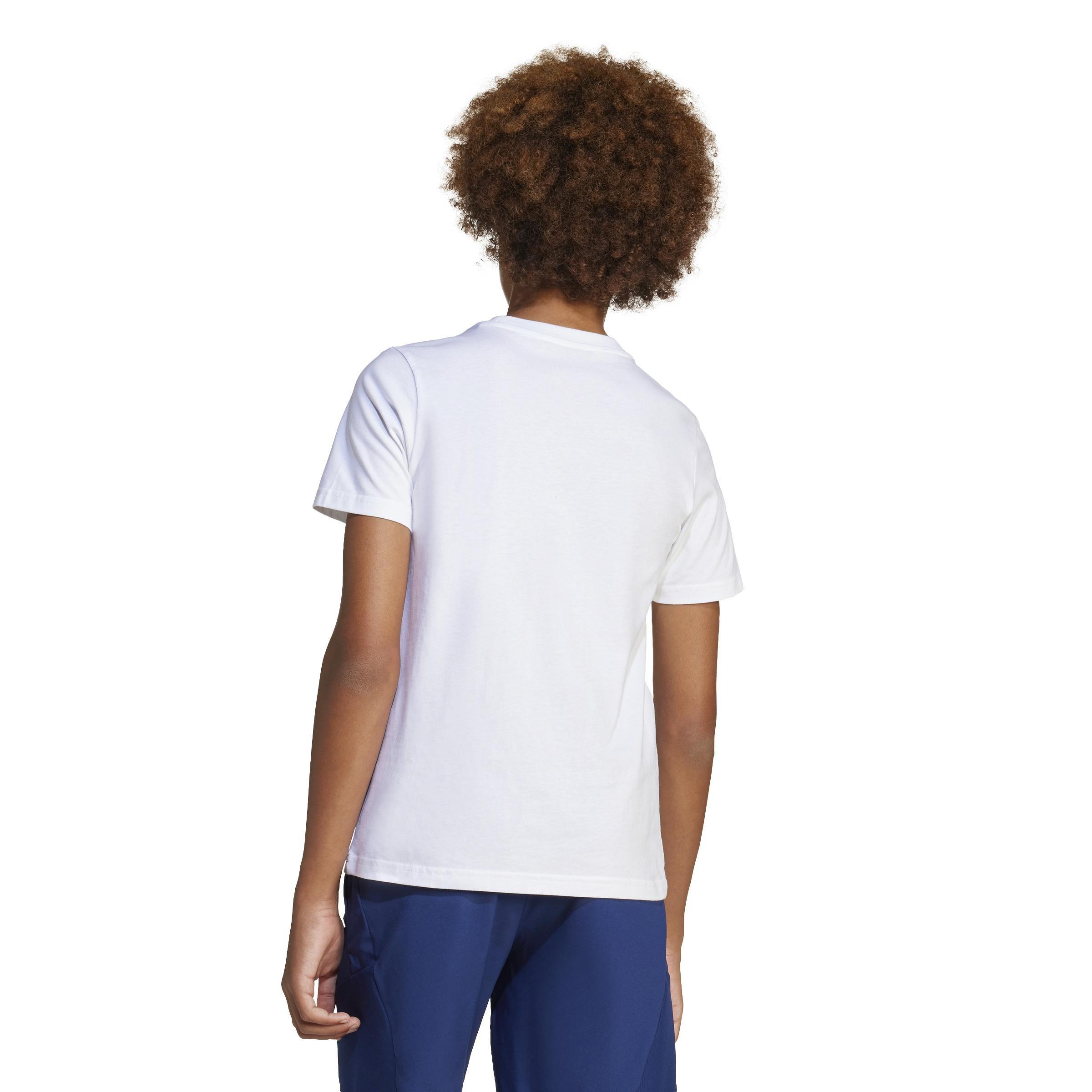 Kids Messi Name and Number Graphic Tee, White, , large image number 1