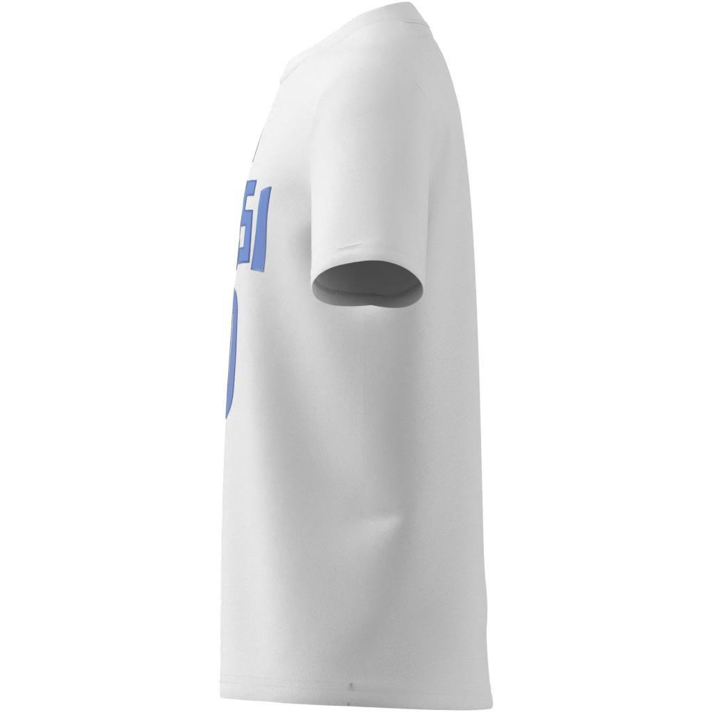 Kids Messi Name and Number Graphic Tee, White, , large image number 7