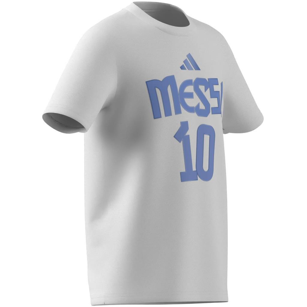 Messi Name and Number Graphic Tee Kids, White, A701_ONE, large image number 8