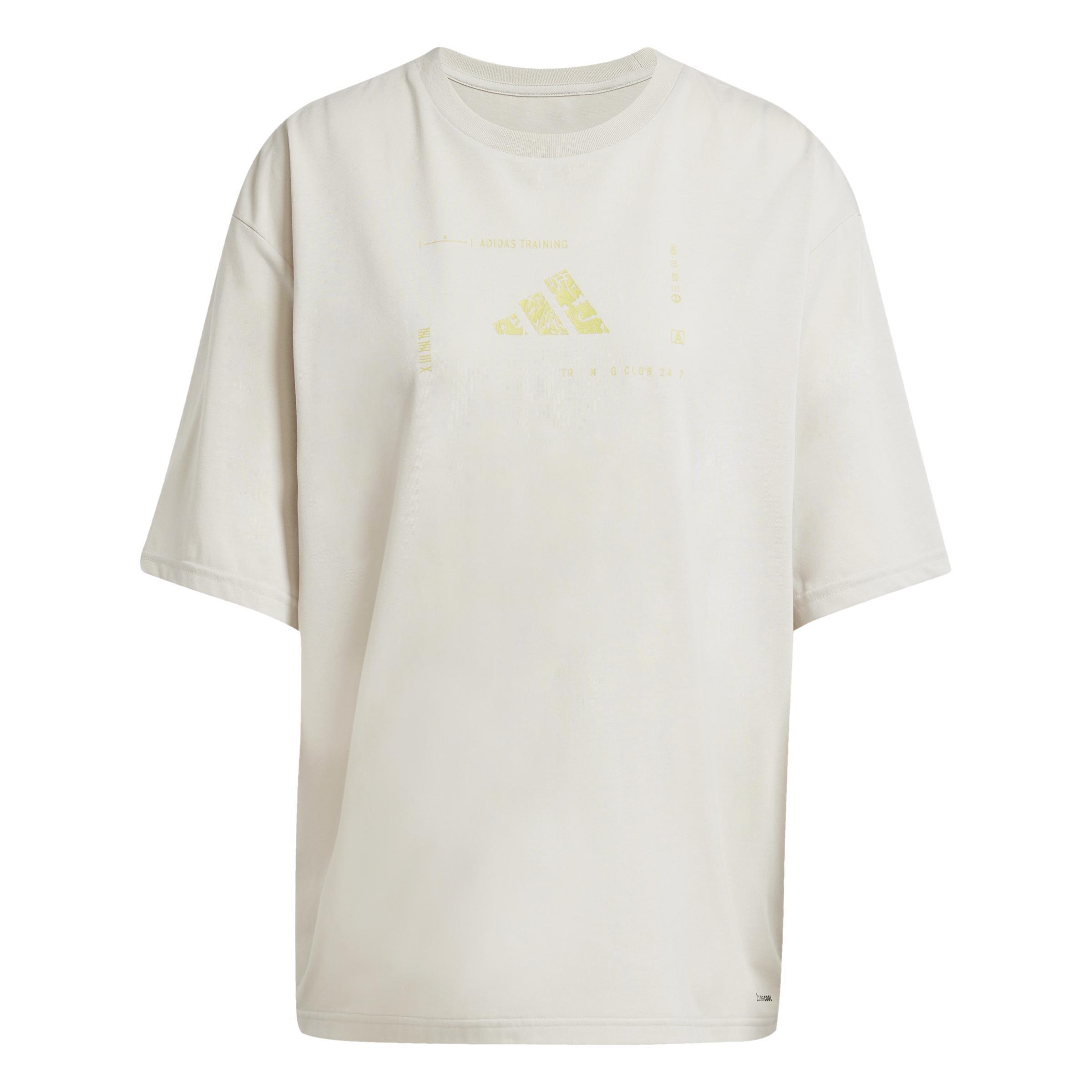 Climacool Training Animal Logo Graphic T-shirt, Grey, , large image number 0