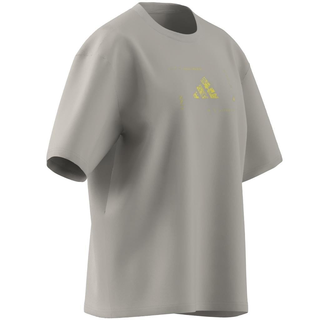 Climacool Training Animal Logo Graphic T-shirt, Grey, A701_ONE, large image number 6