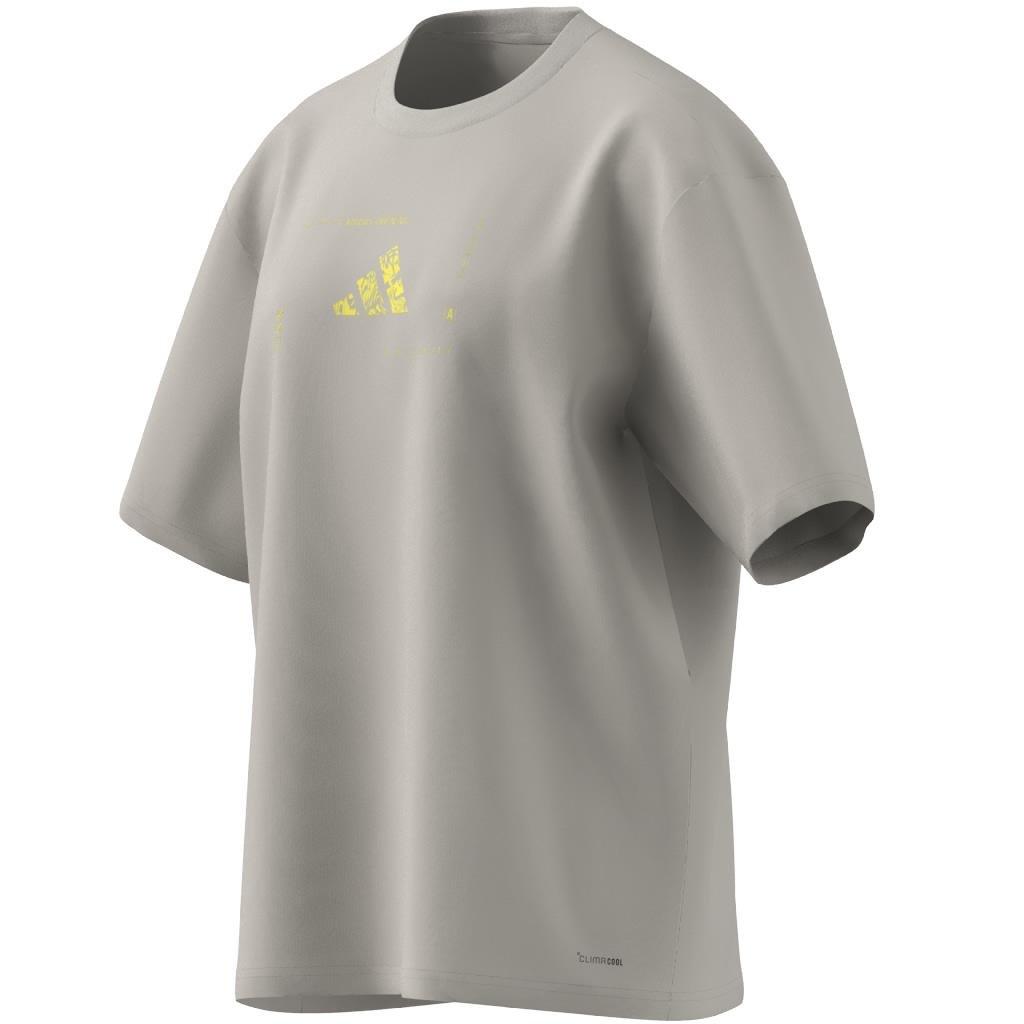 Climacool Training Animal Logo Graphic T-shirt, Grey, , large image number 8