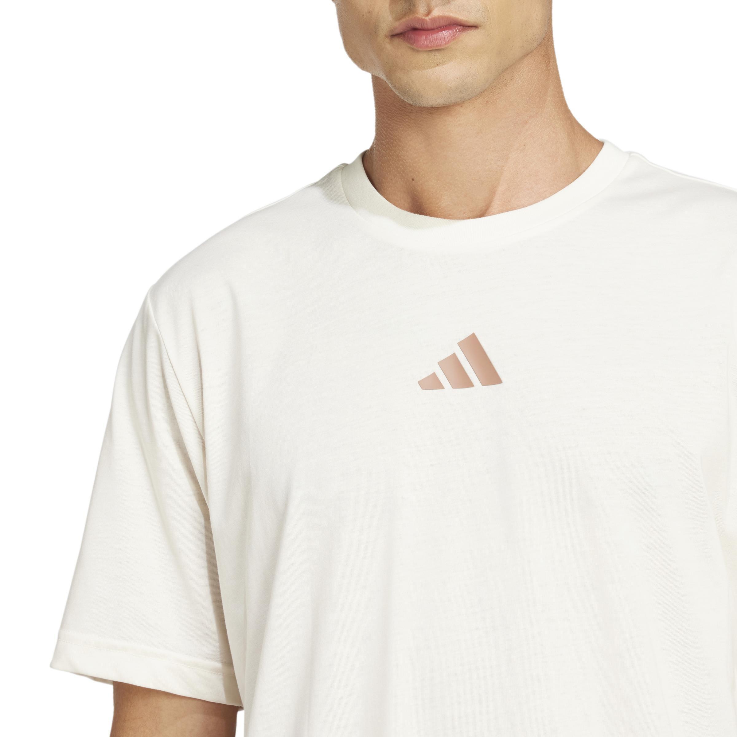 Climacool One Rep at a Time Training Graphic T-Shirt, Beige, , large image number 3
