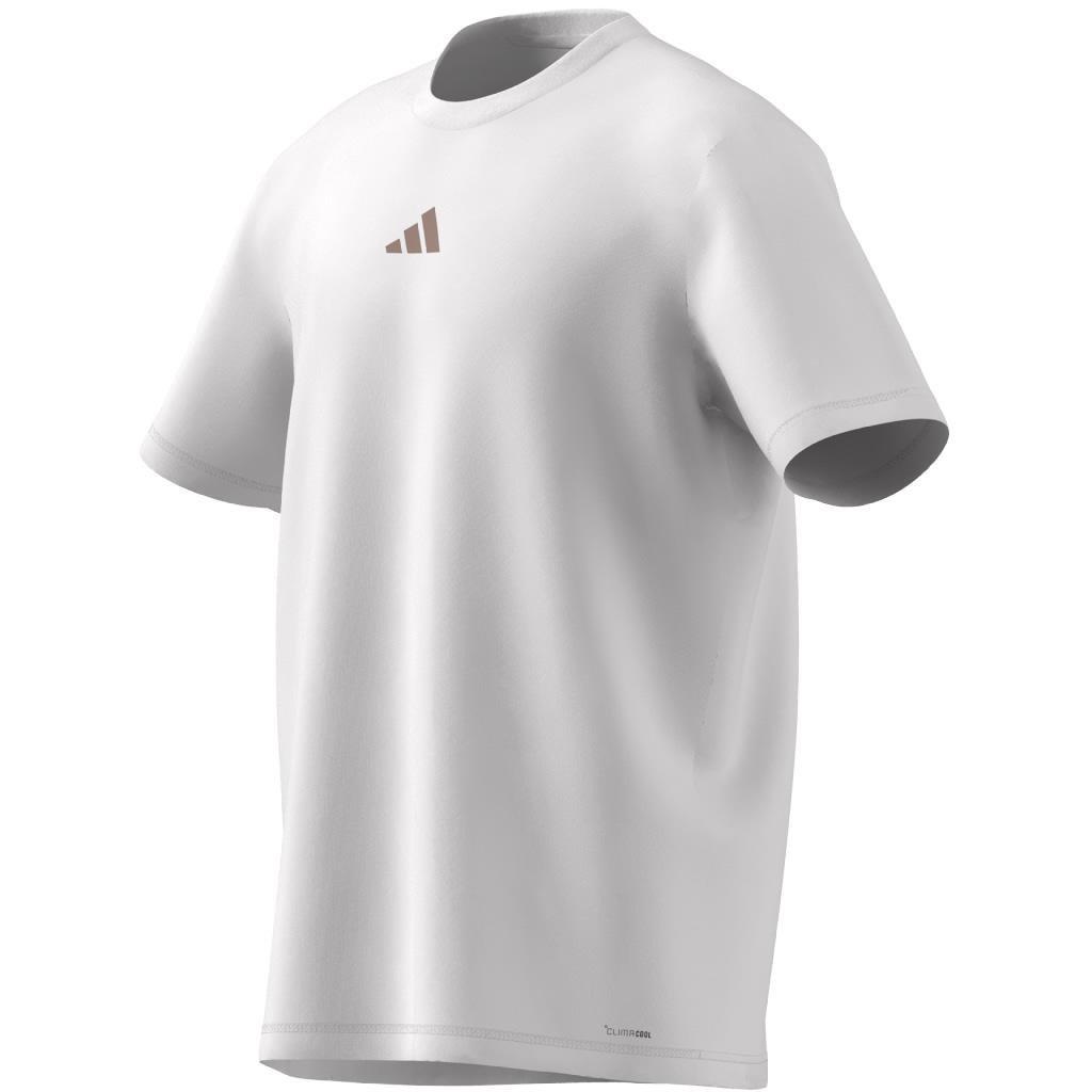 Climacool One Rep at a Time Training Graphic T-Shirt, Beige, , large image number 9