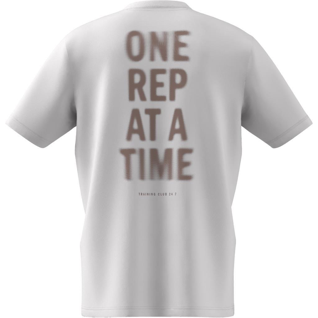 Climacool One Rep at a Time Training Graphic T-Shirt, Beige, A701_ONE, large image number 10