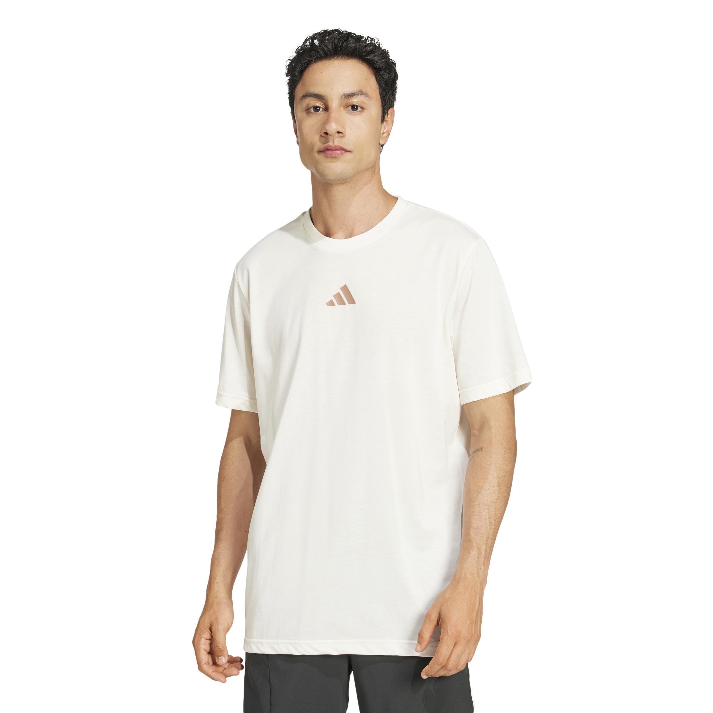 Climacool One Rep at a Time Training Graphic T-Shirt, Beige, , large image number 11