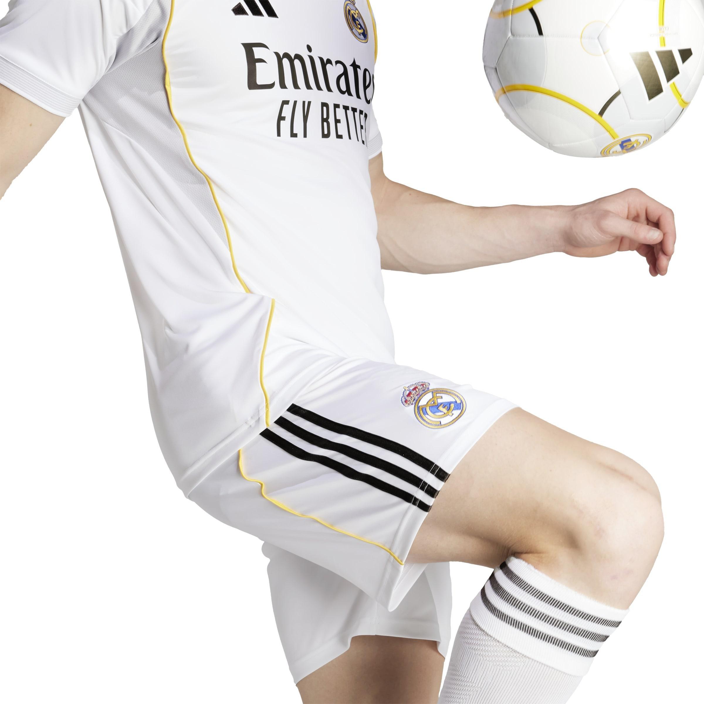 Real Madrid 25/26 Home Shorts, White, A701_ONE, large image number 3