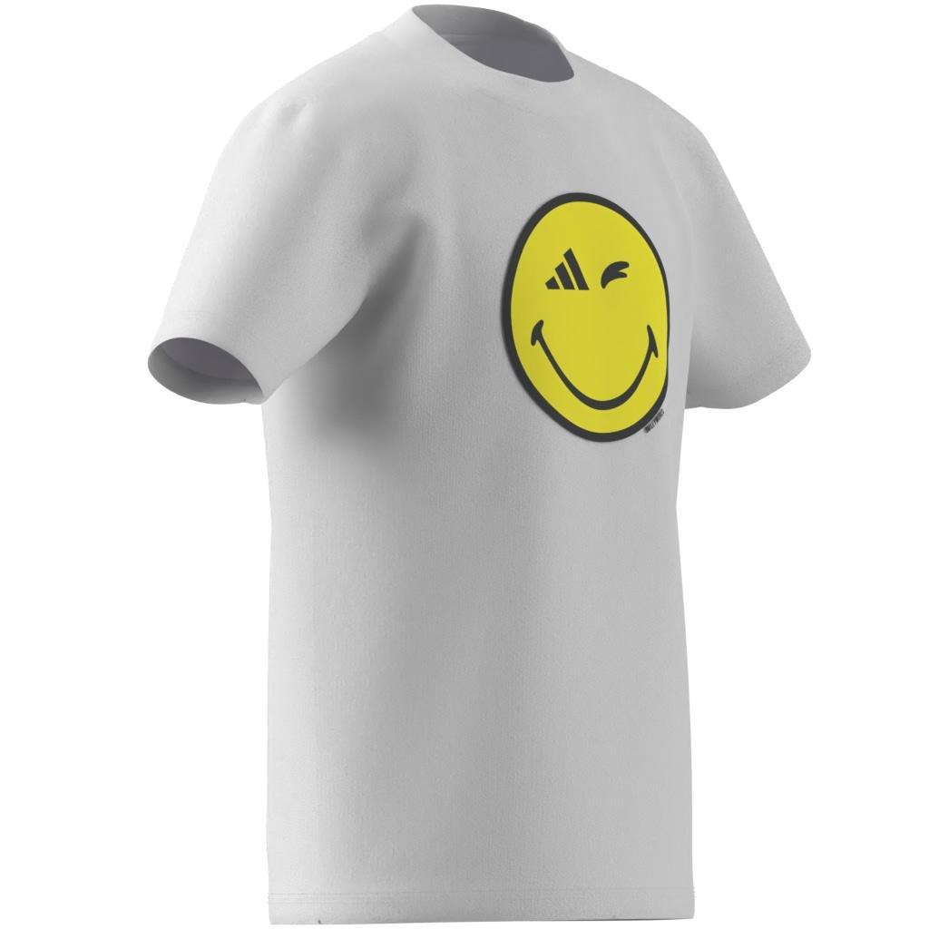 Unisex adidas x Smileyworld Graphics Tee Kids, White, A701_ONE, large image number 14