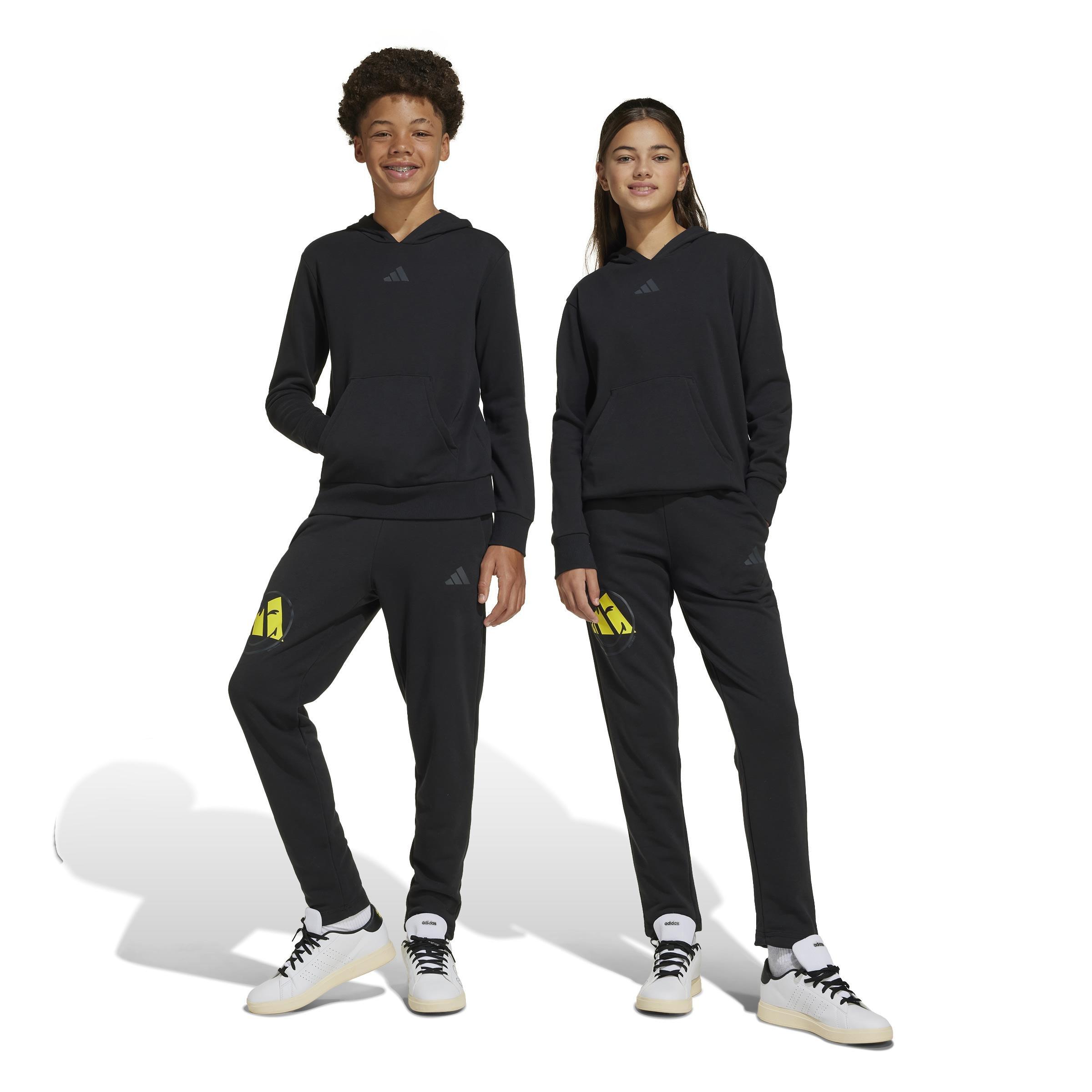 Unisex Kids adidas x Smileyworld Joggers, Black, , large image number 6
