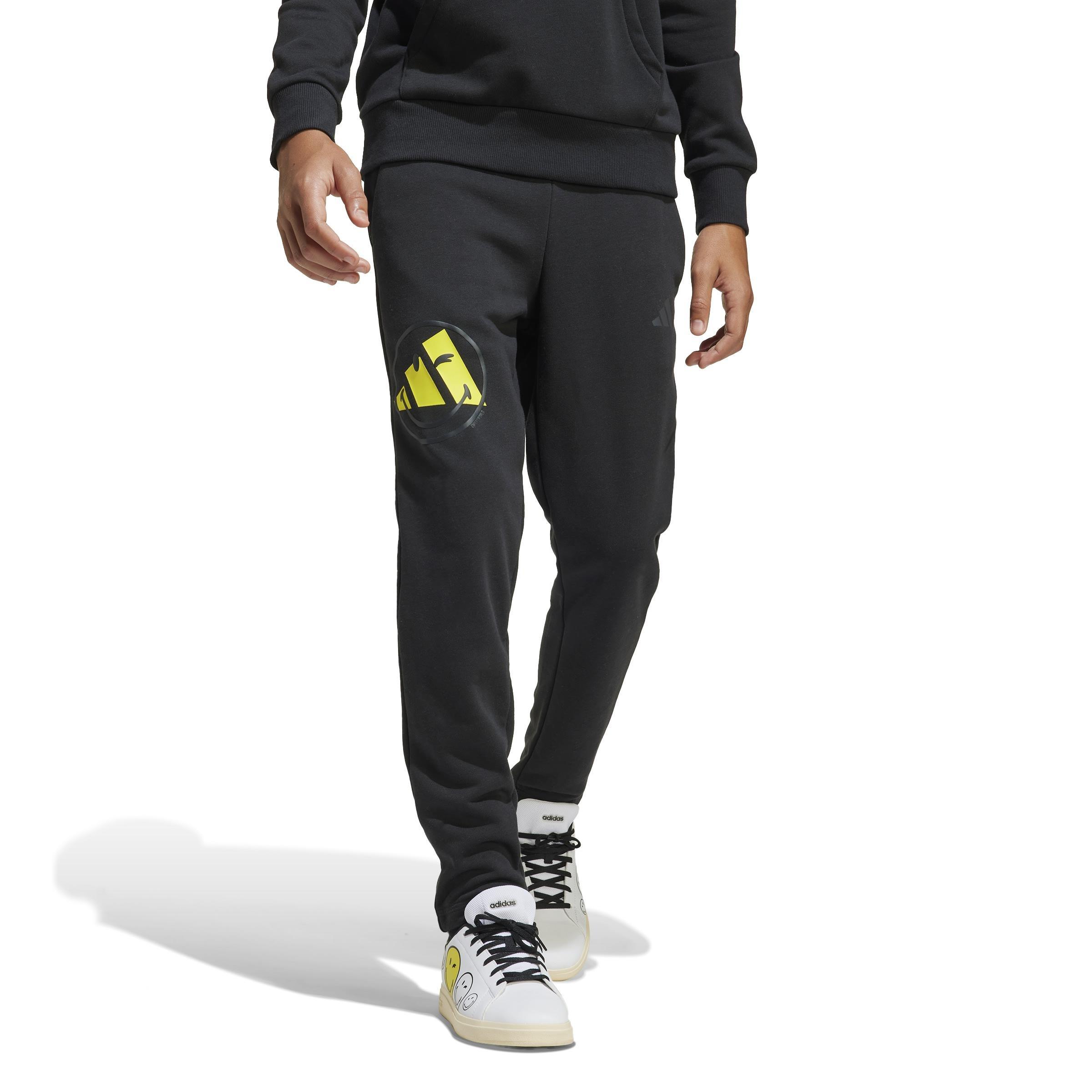 Unisex adidas x Smileyworld Joggers, Black, A701_ONE, large image number 11