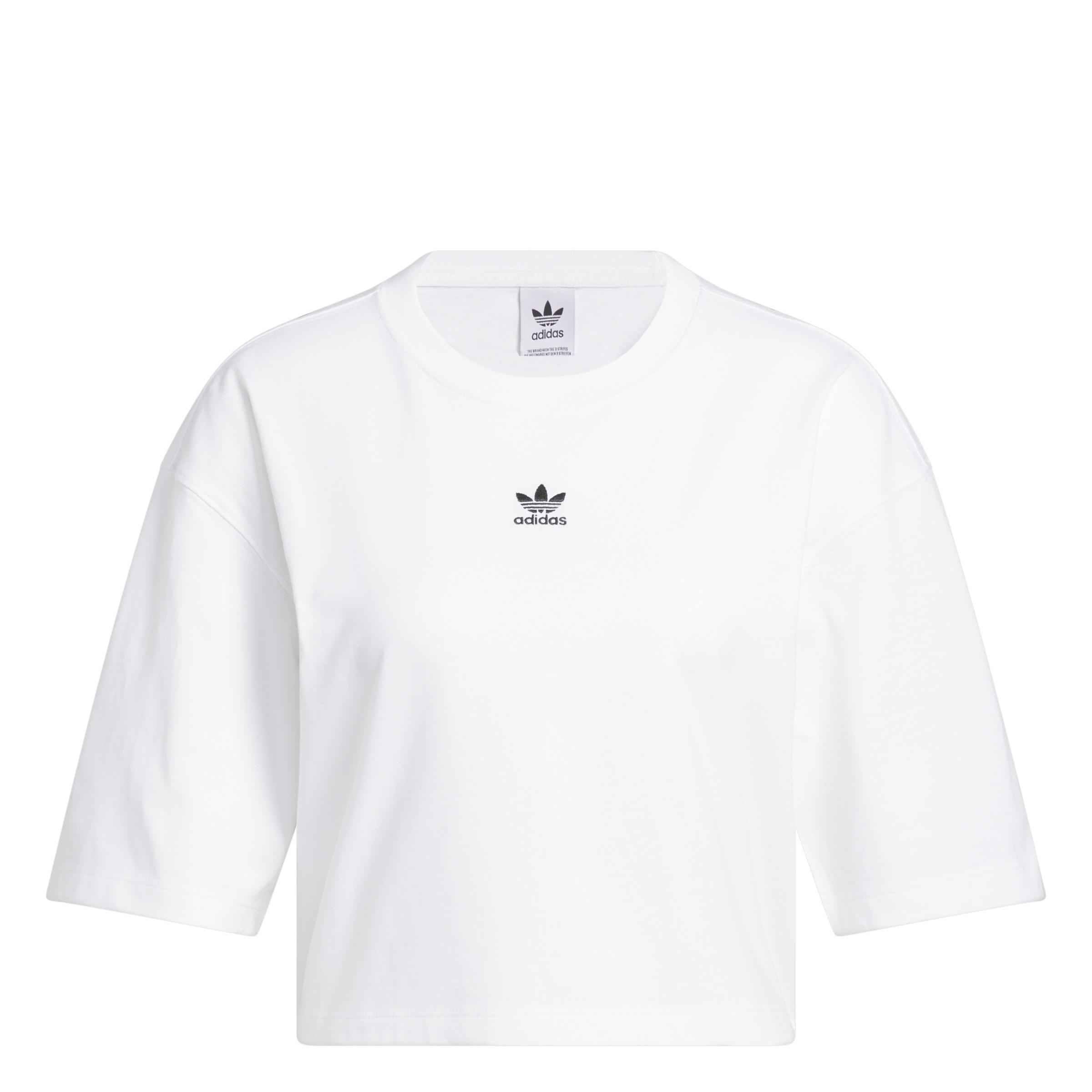 Essentials Crop T-Shirt, White, A701_ONE, large image number 0