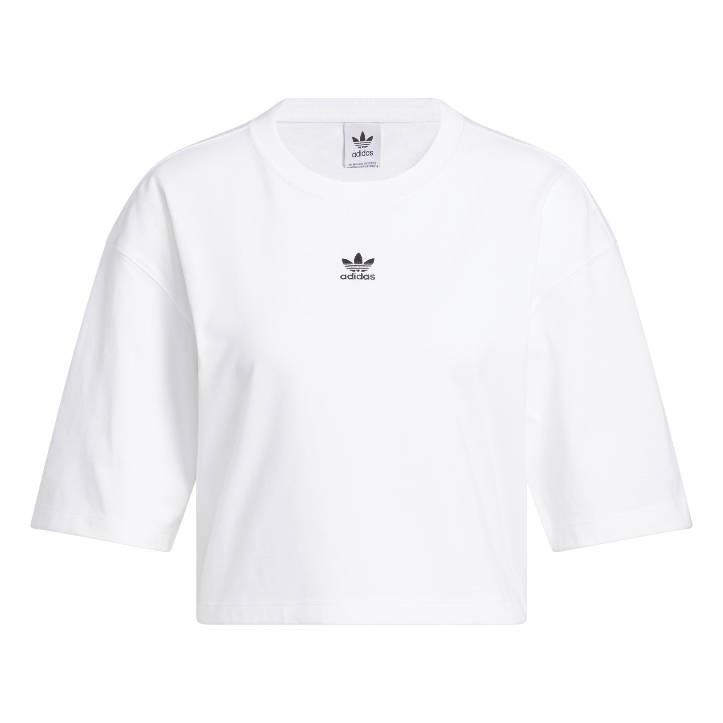 Essentials Crop T-Shirt, White, , large image number 1