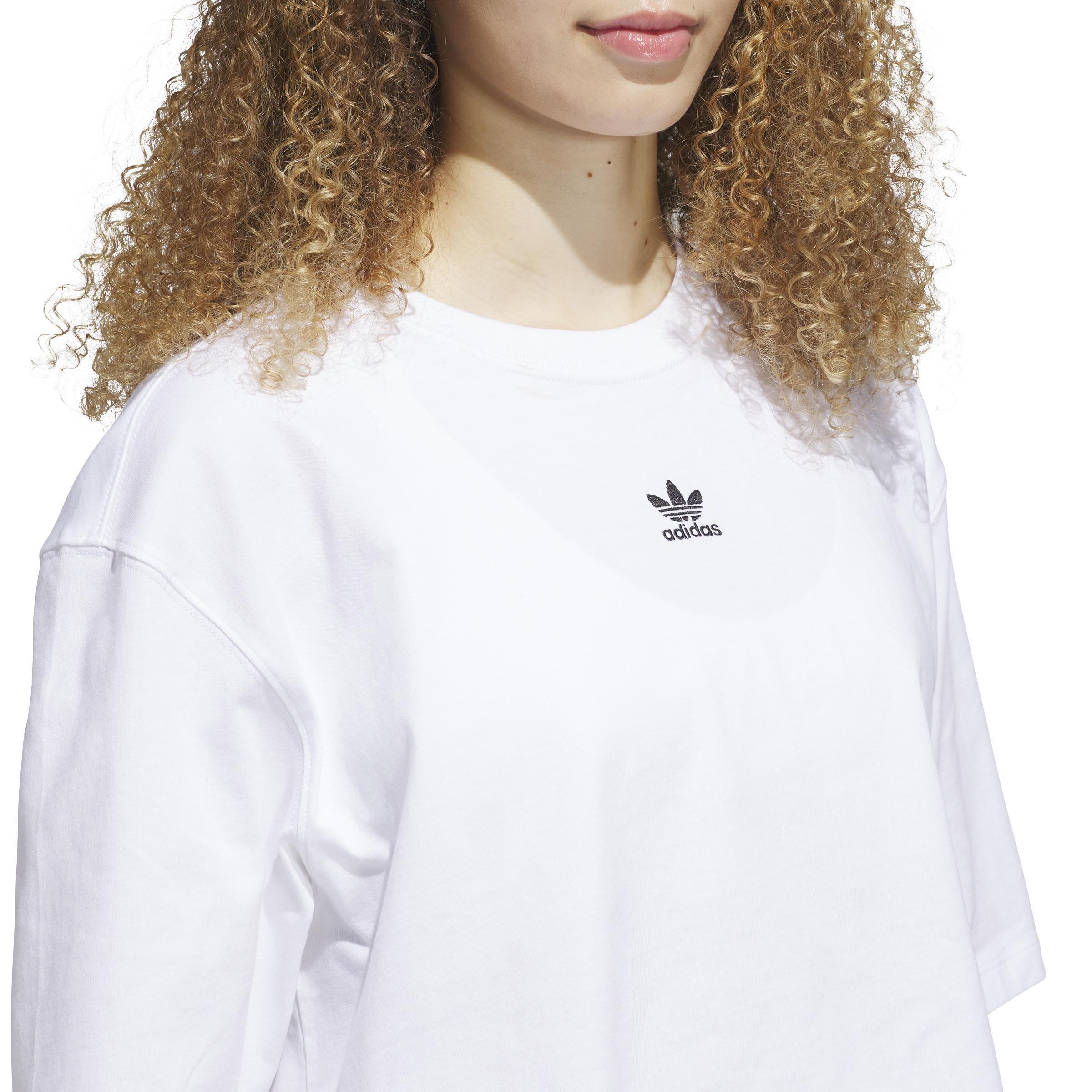 Essentials Crop T-Shirt, White, , large image number 3
