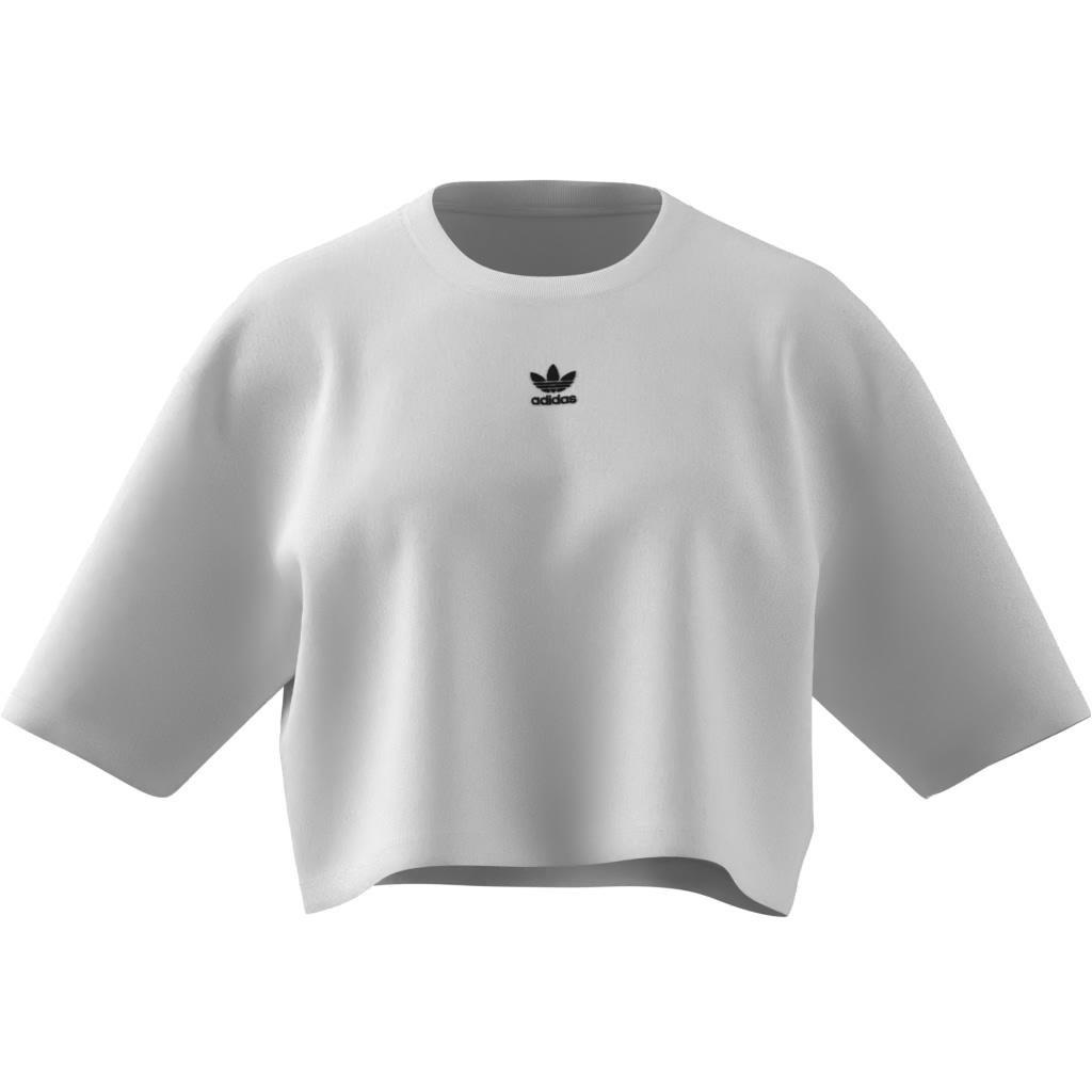 Essentials Crop T-Shirt, White, , large image number 6
