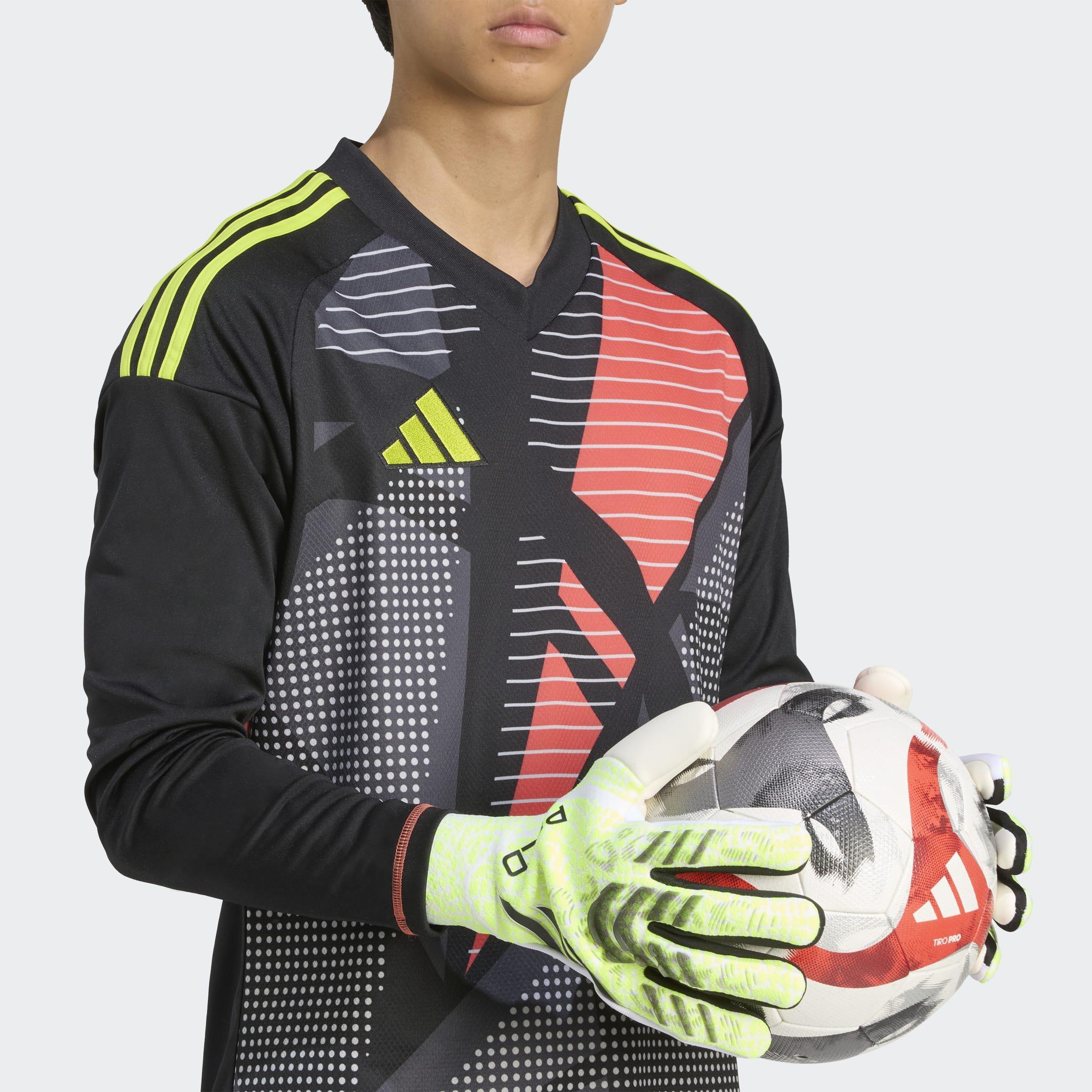 Unisex Predator Pro Goalkeeper Gloves, Green, , large image number 3
