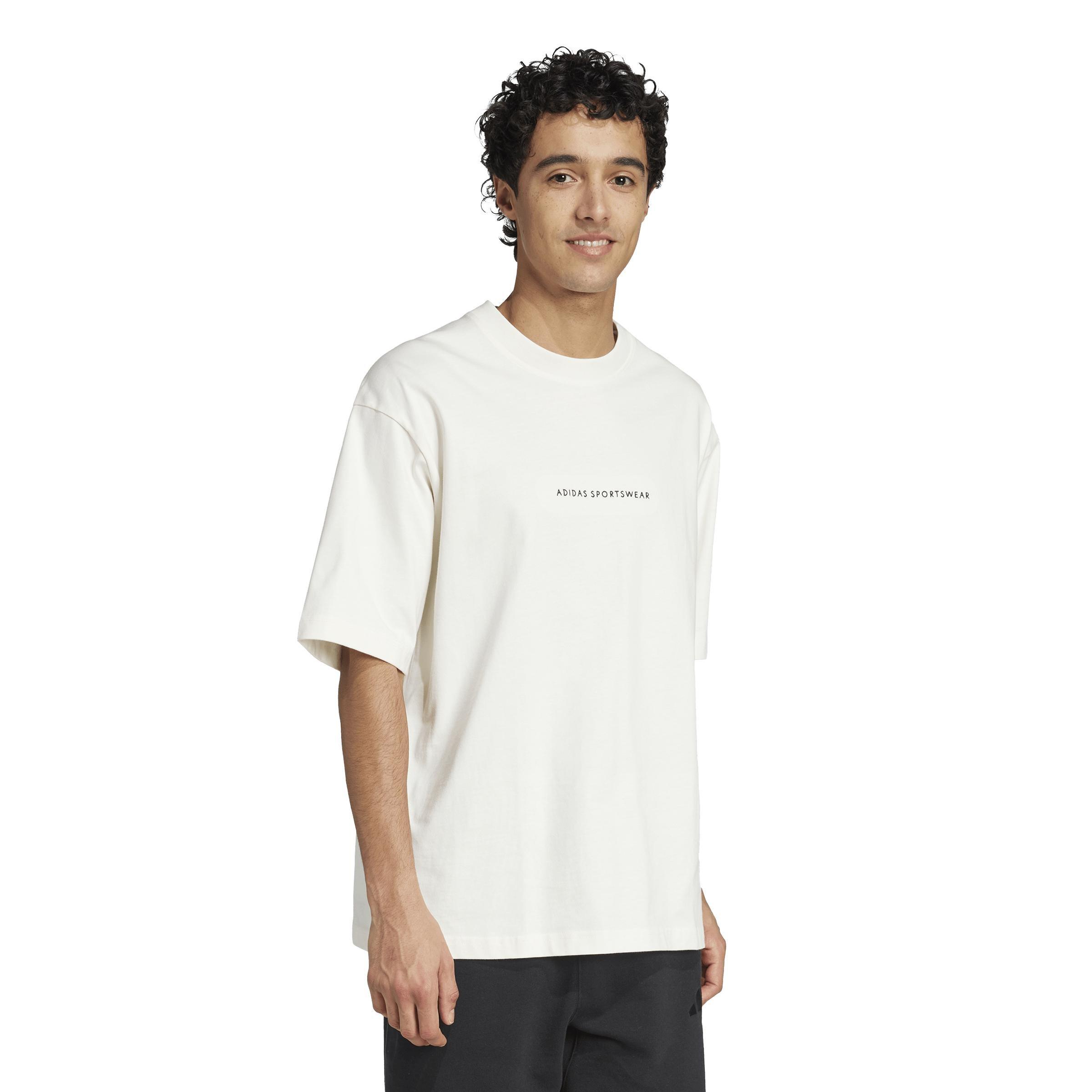 Codes Doodle Camp Graphic T-Shirt, White, , large image number 4