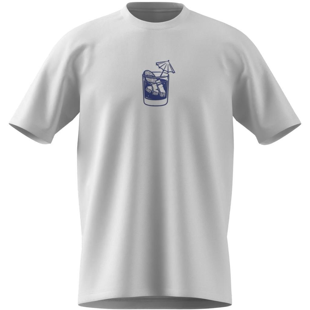 Lounge Drink Graphic Tee, White, A701_ONE, large image number 5