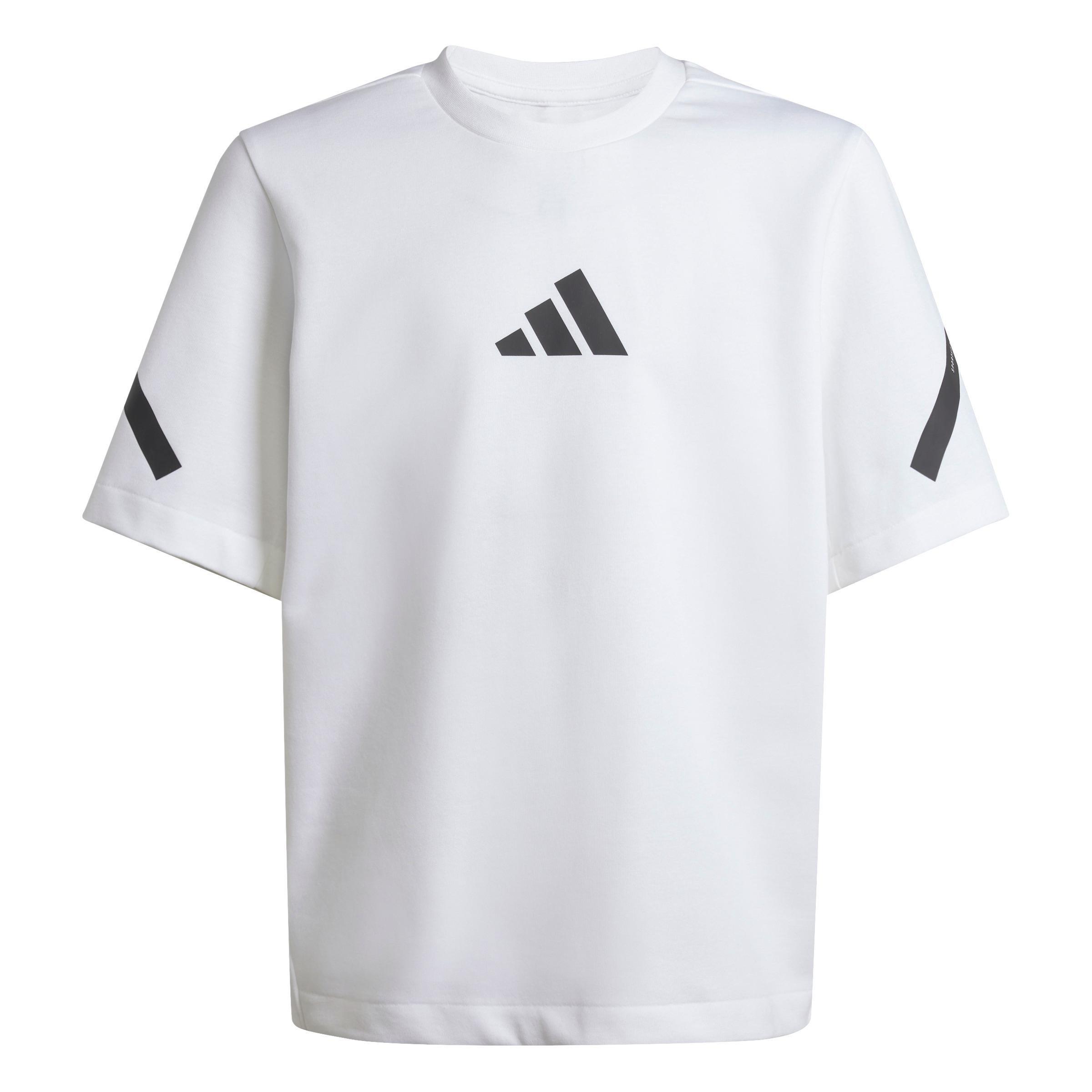 Unisex Kids adidas Z.N.E. T-Shirt, White, , large image number 0