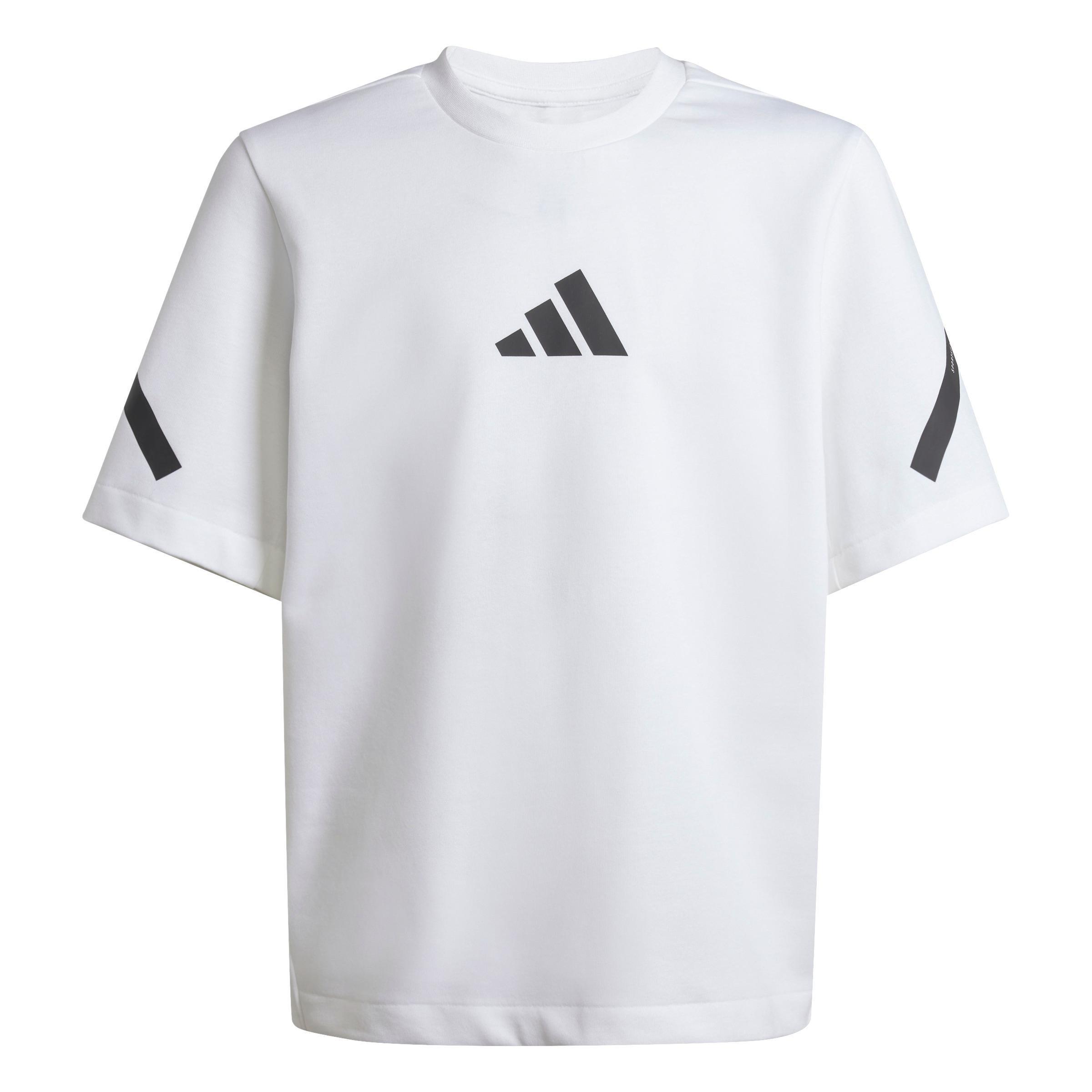 Unisex Kids adidas Z.N.E. T-Shirt, White, , large image number 1