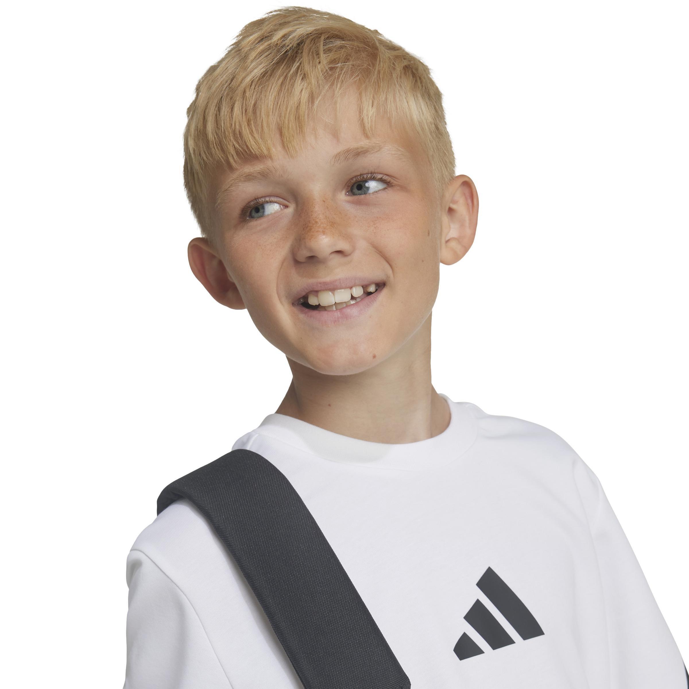 Unisex Kids adidas Z.N.E. T-Shirt, White, , large image number 4