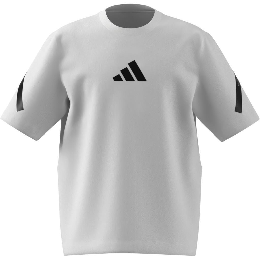 Unisex adidas Z.N.E. T-Shirt, White, A701_ONE, large image number 9