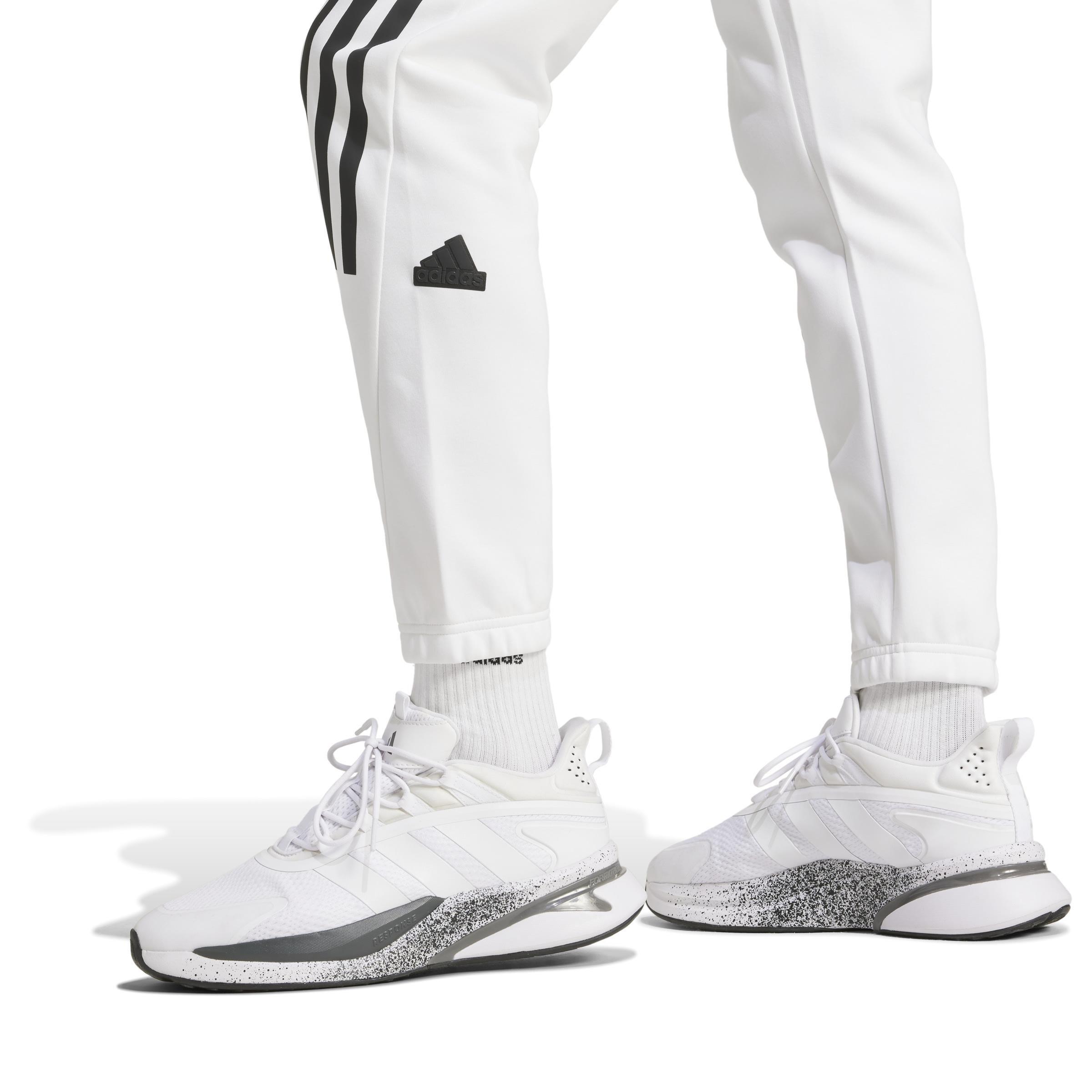 Men Future Icons 3-Stripes Joggers, White, A701_ONE, large image number 4