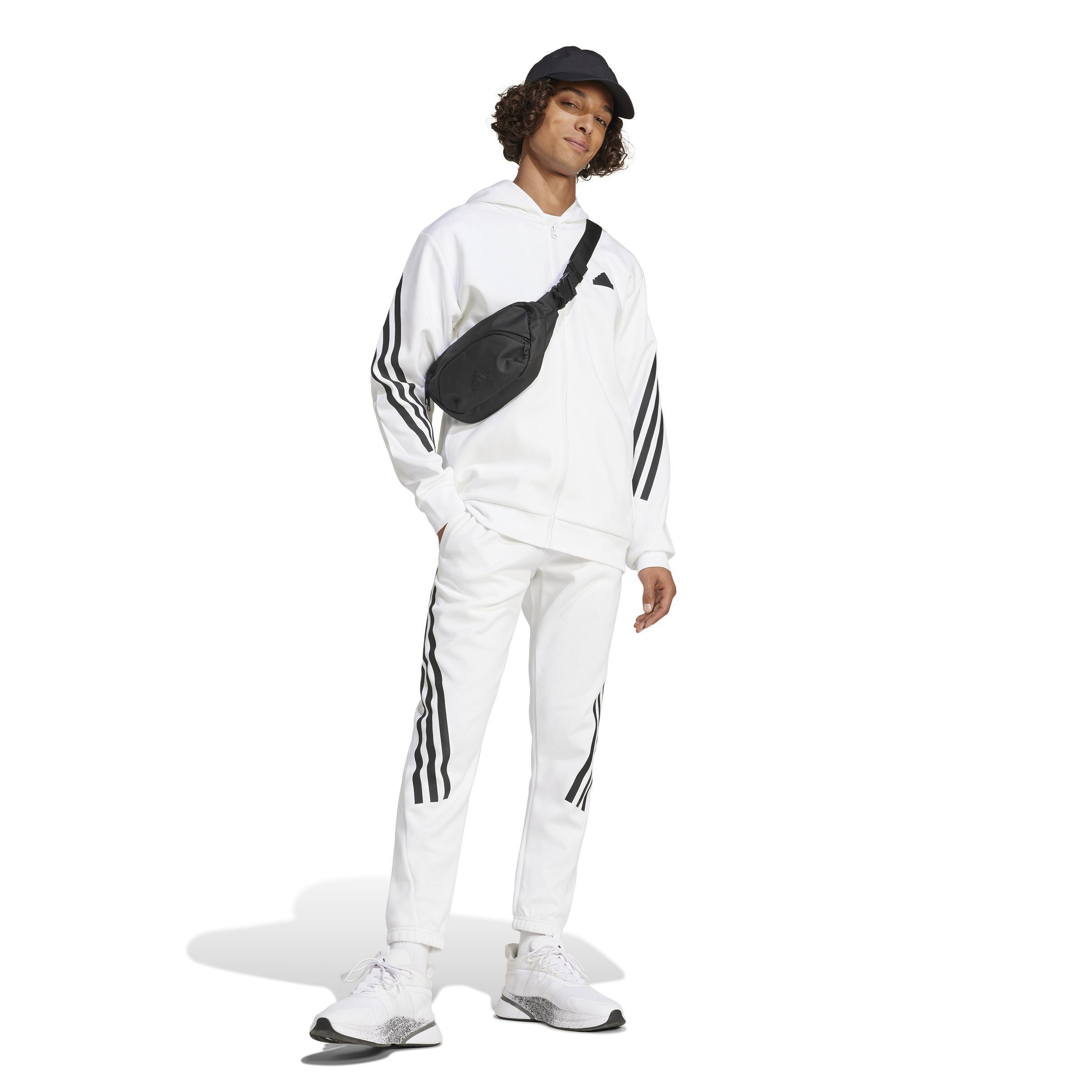 Future Icons 3-Stripes Full Zip Hoodie, White, A701_ONE, large image number 2