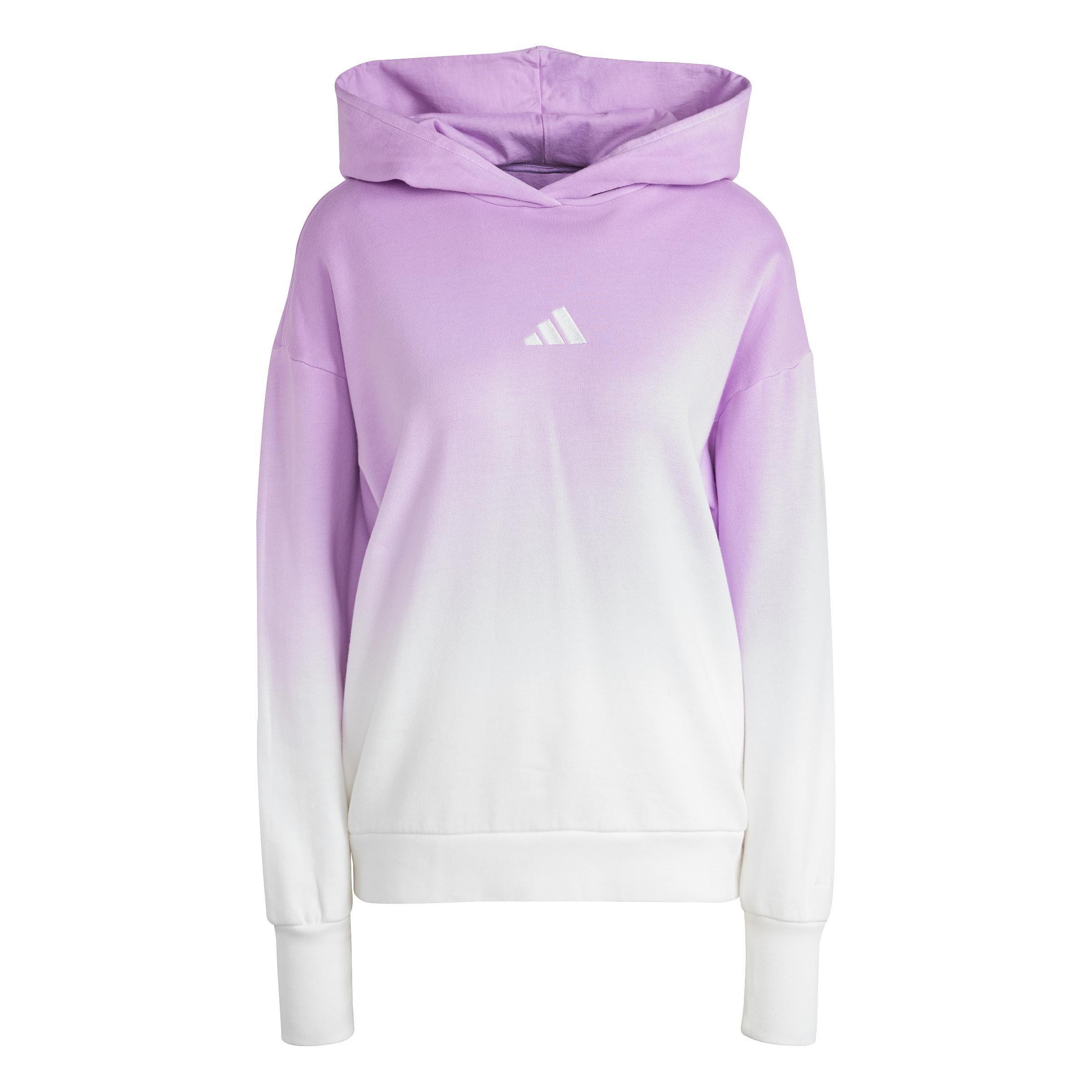 ALL SZN Loose Dip-Dye Hoodie, White, A701_ONE, large image number 0