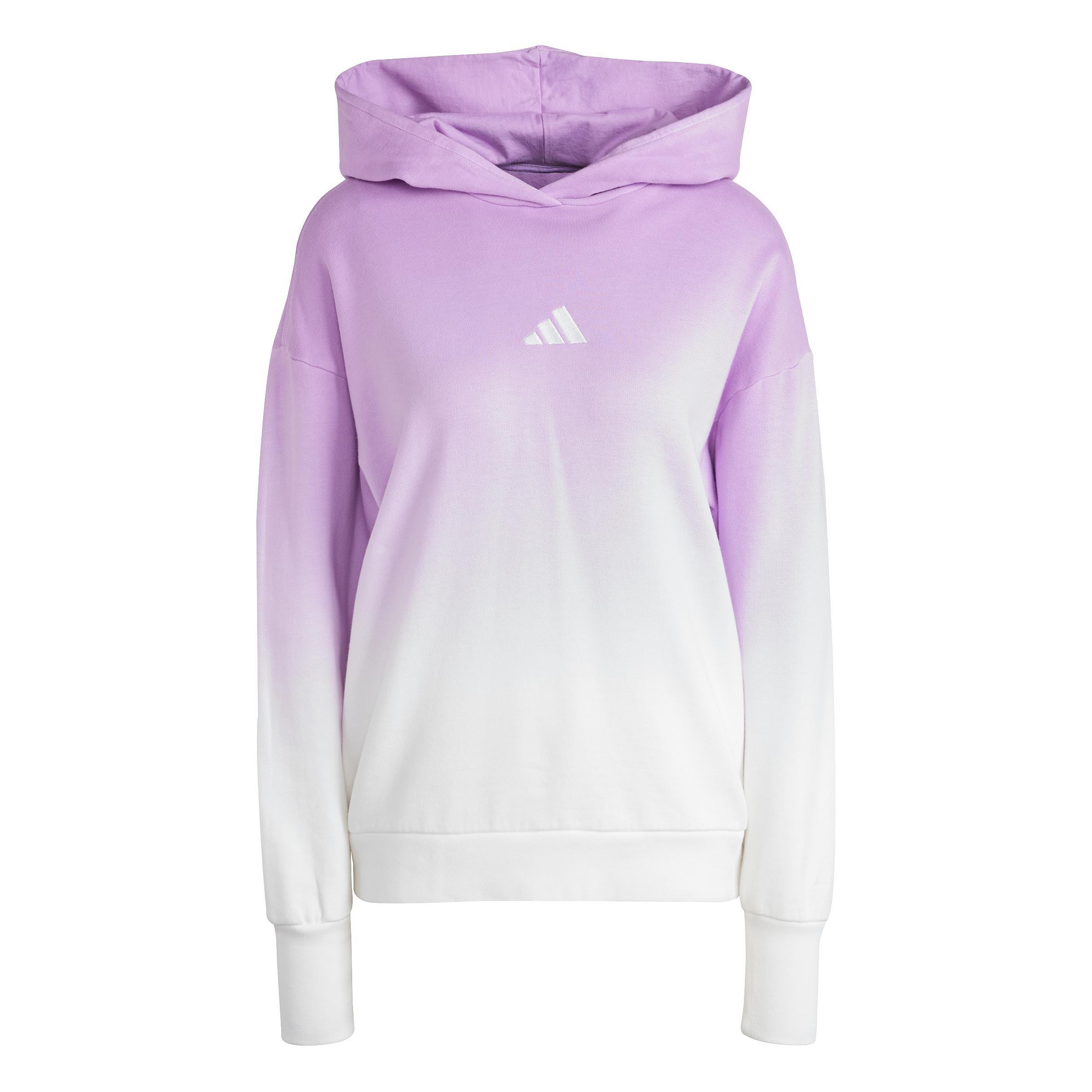 ALL SZN Loose Dip-Dye Hoodie, White, A701_ONE, large image number 1