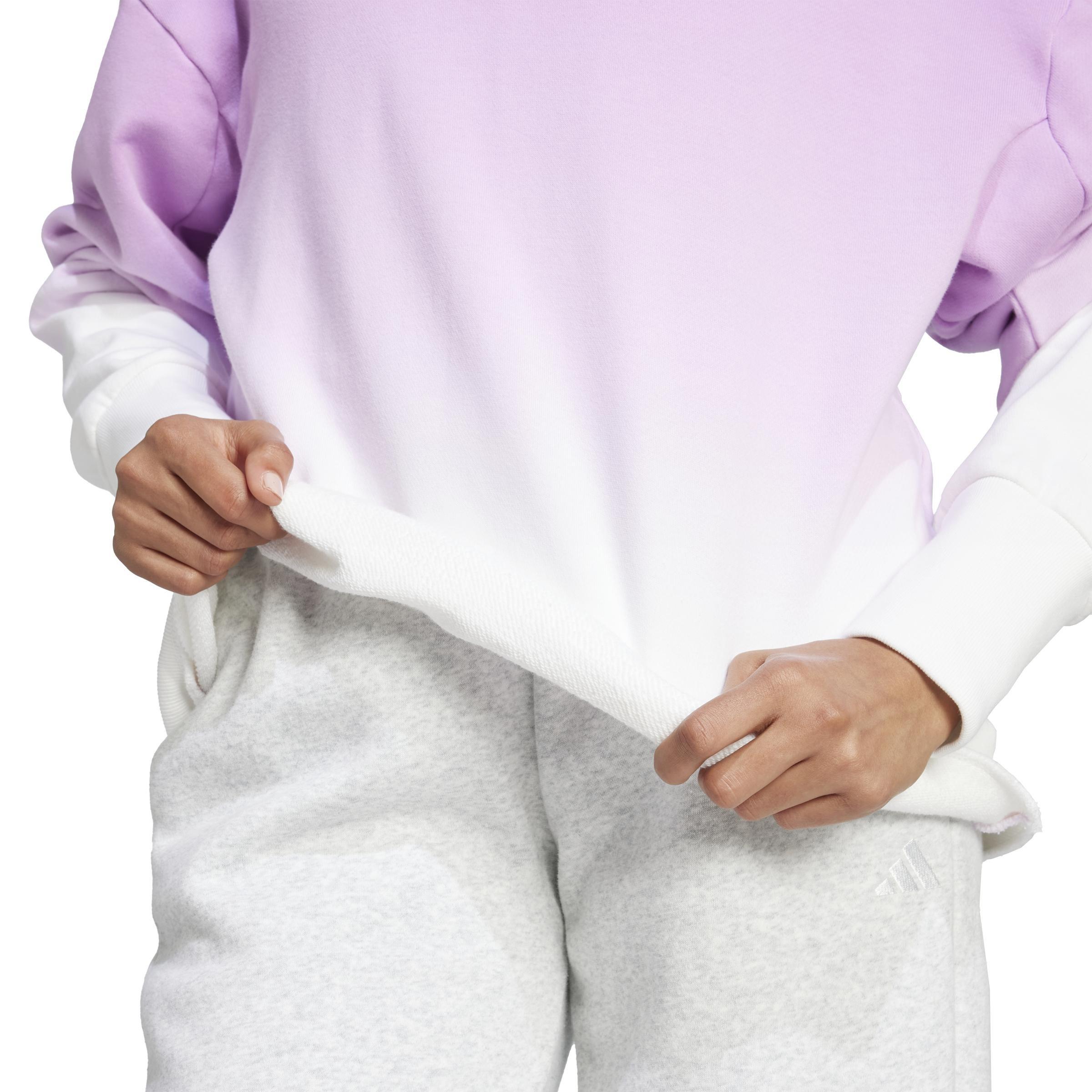 ALL SZN Loose Dip-Dye Hoodie, White, A701_ONE, large image number 4