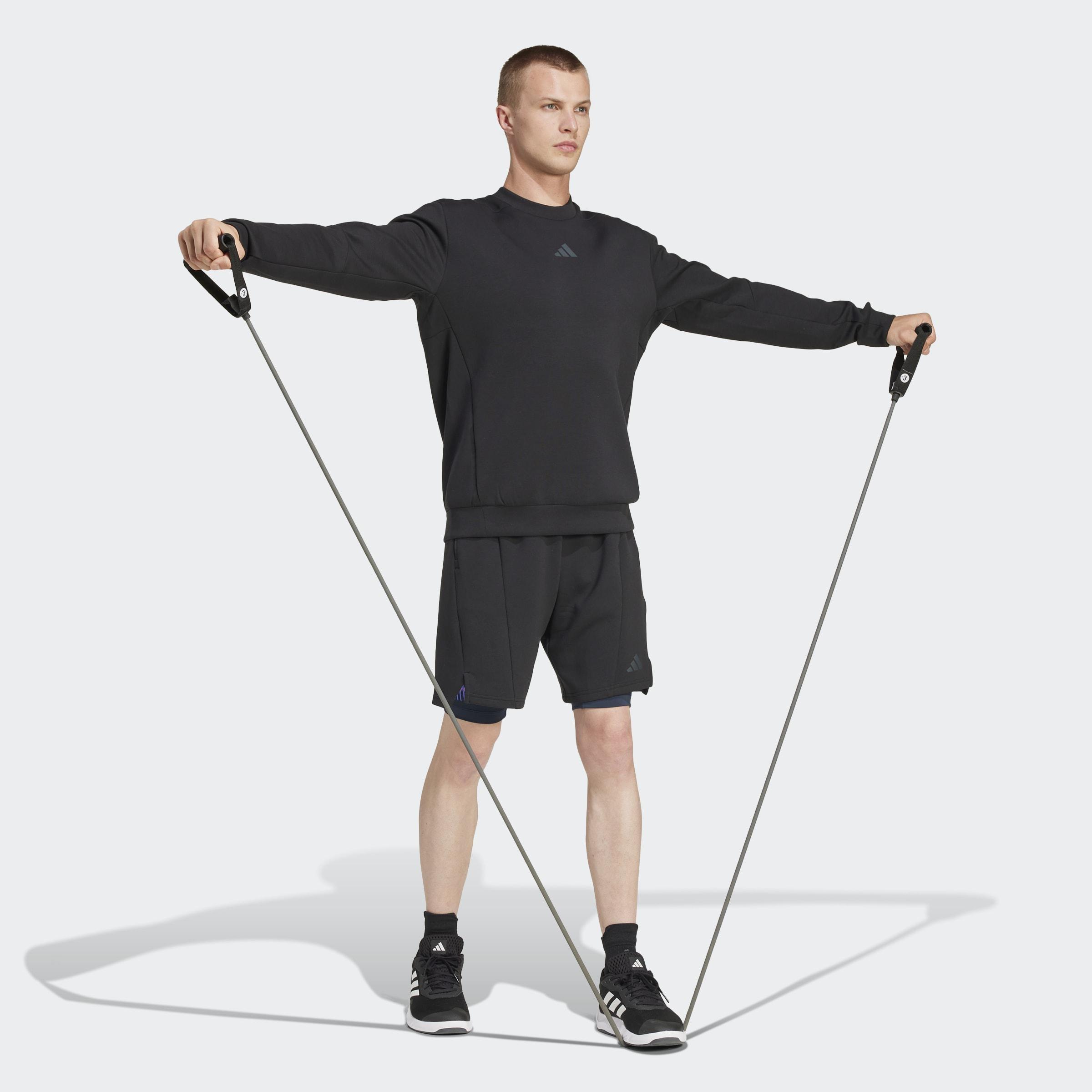 Designed for Training Crew Sweatshirt, Black, A701_ONE, large image number 6