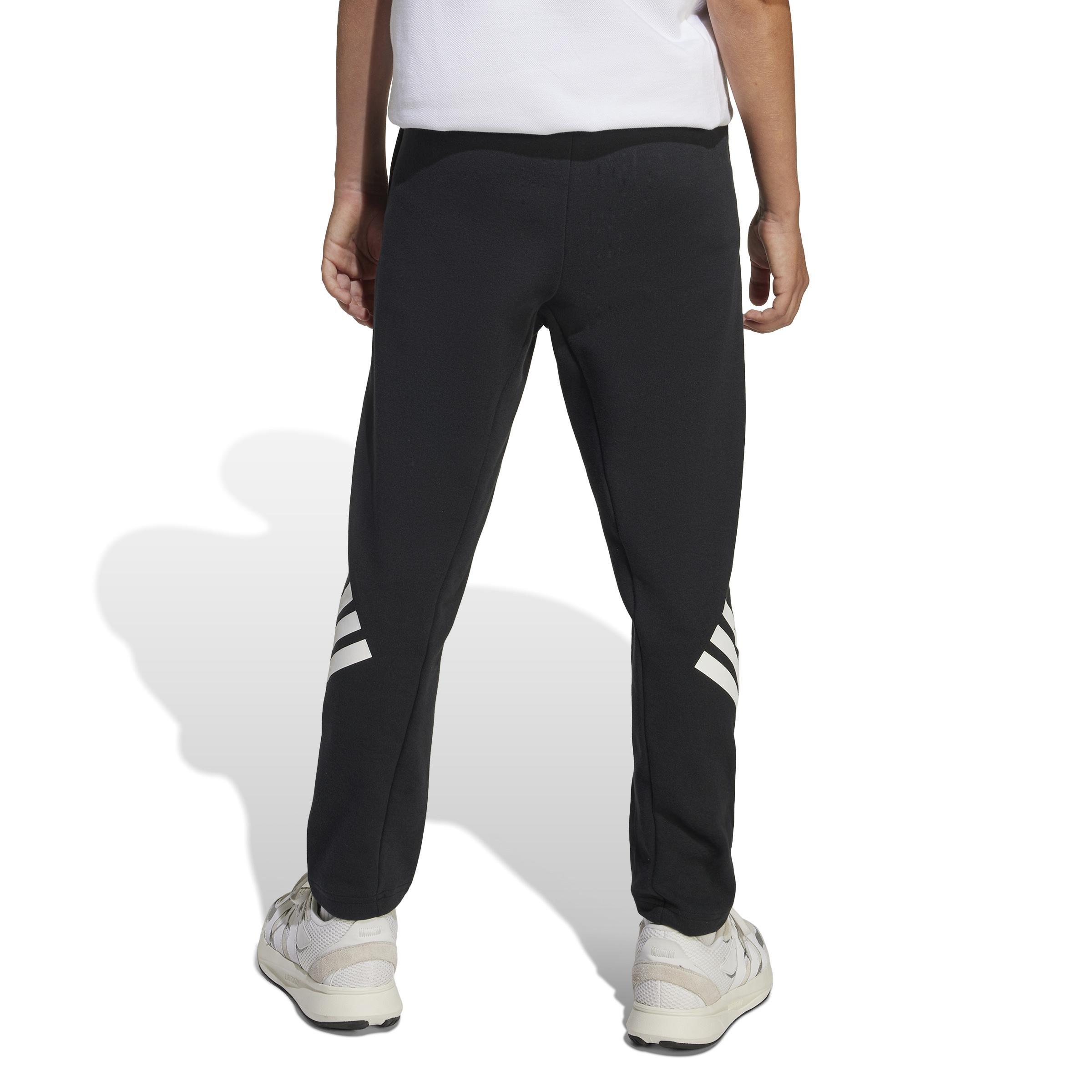 Unisex Future Icons 3-Stripes Ankle-Length Joggers Kids, Black, A701_ONE, large image number 1