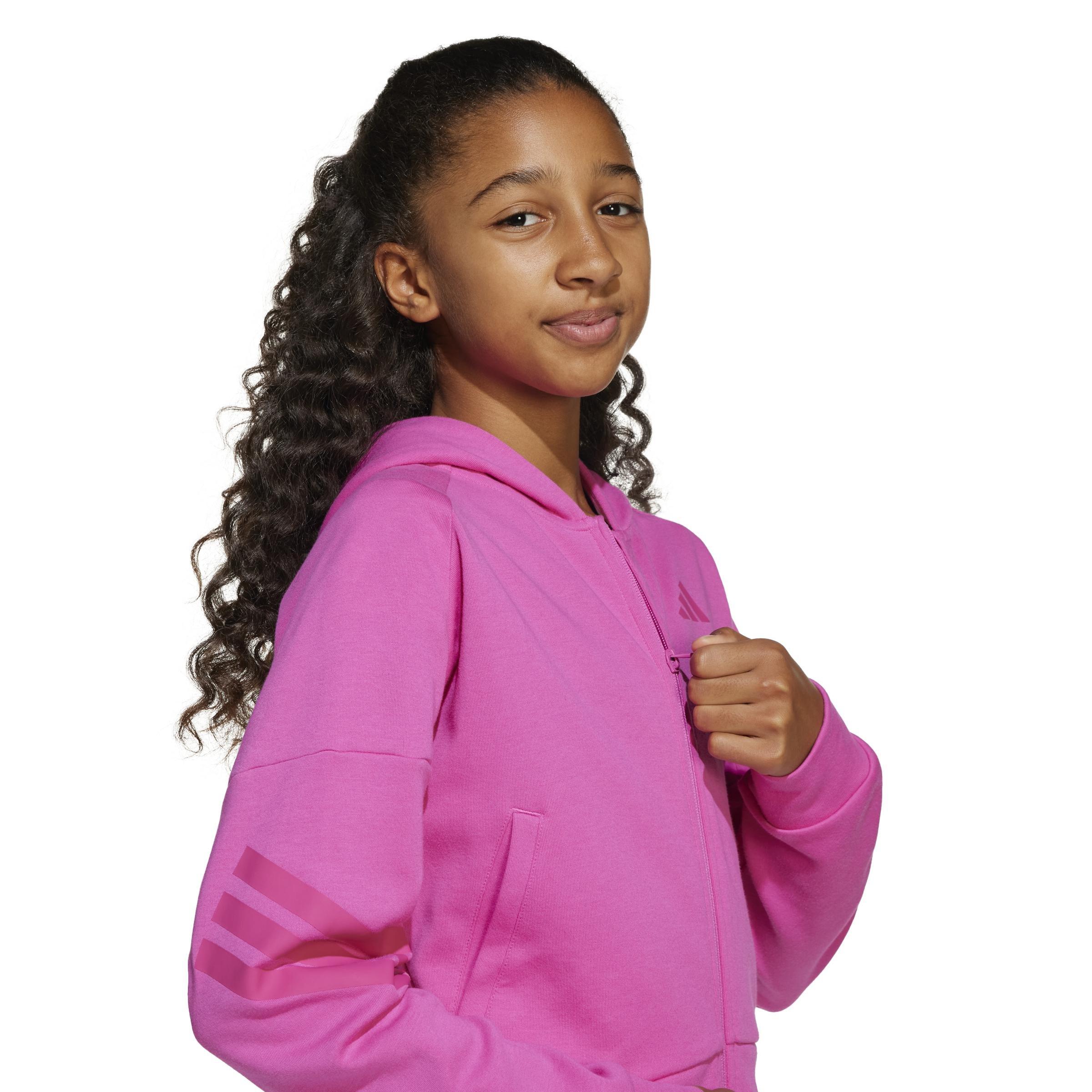 Kids Future Icons 3-Stripes Full-Zip Hooded Track Jacket Kids, A701_ONE, large image number 2