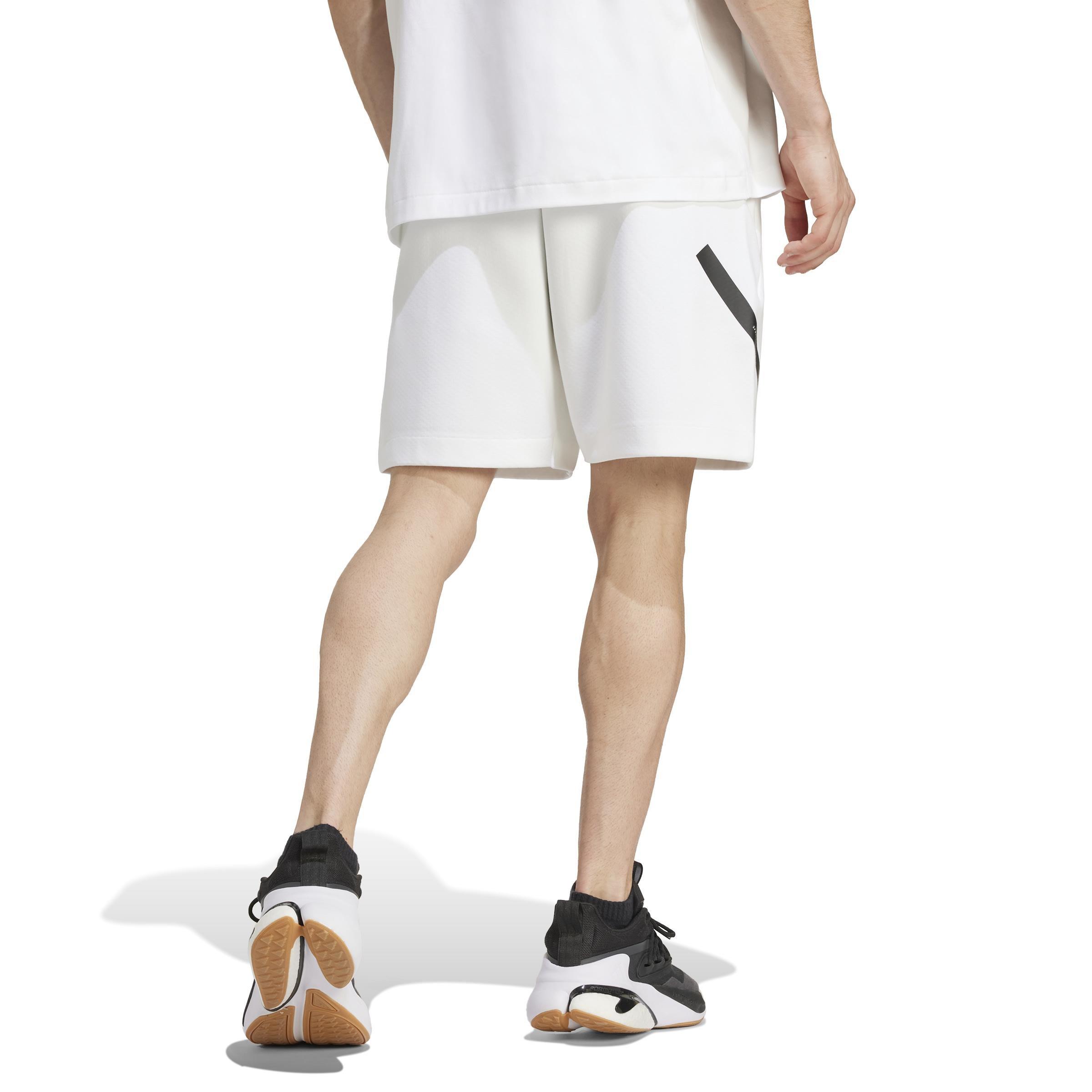 New adidas Z.N.E. Shorts, White, A701_ONE, large image number 2