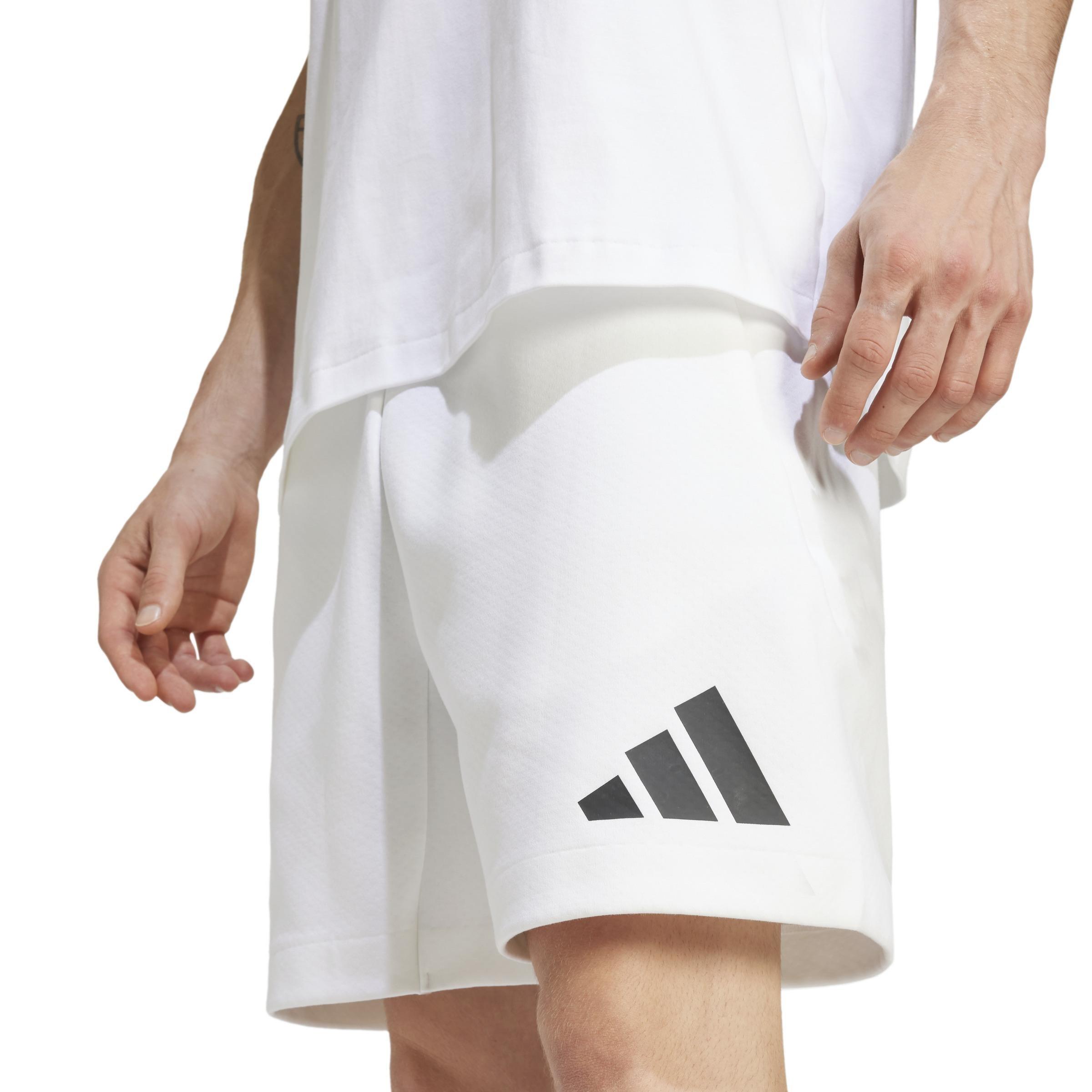 New adidas Z.N.E. Shorts, White, A701_ONE, large image number 4