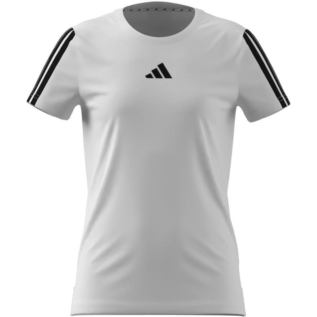 Kids Training Essentials 3-Stripes Tee, White, A701_ONE, large image number 5