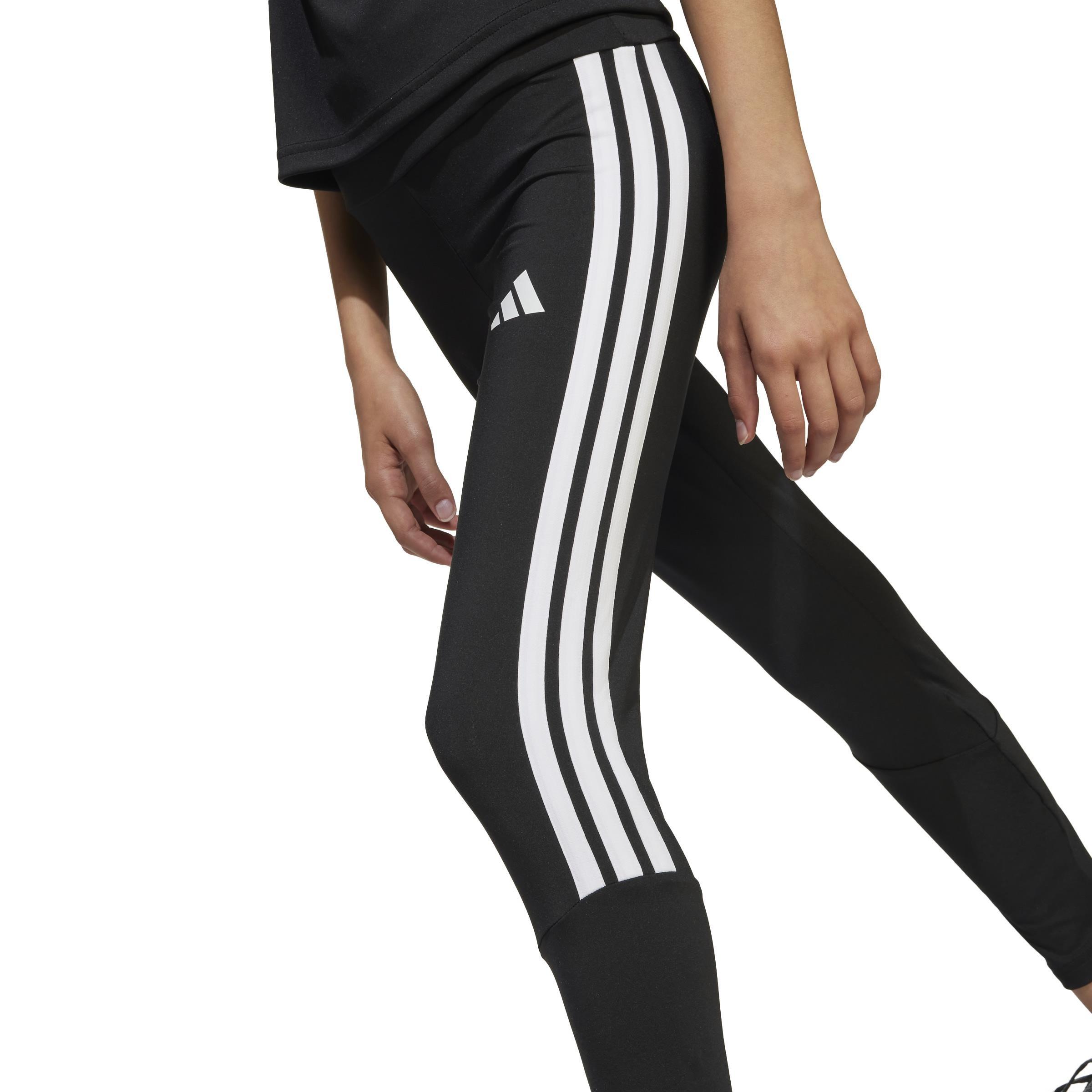 Kids Train Essentials 3-Stripes Leggings, Black, , large image number 3
