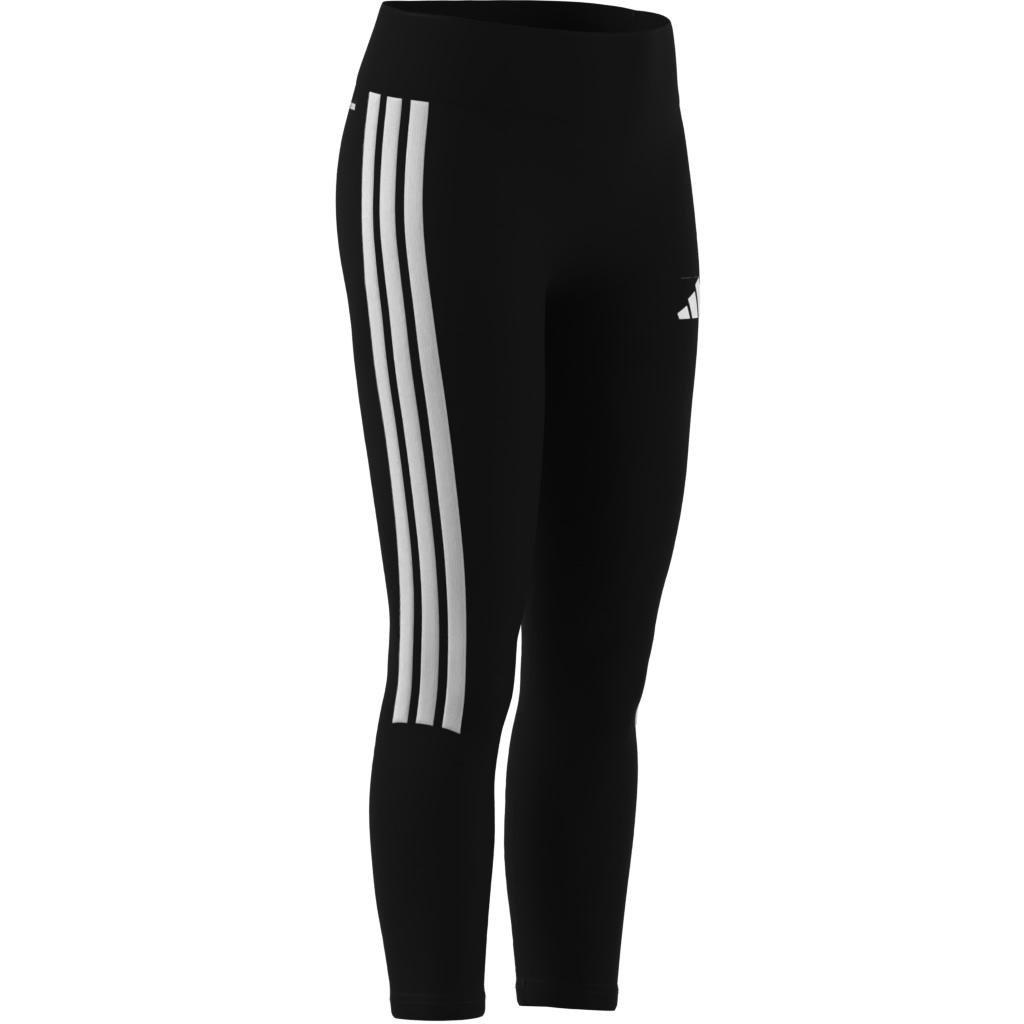 Kids Train Essentials 3-Stripes Leggings, Black, , large image number 5