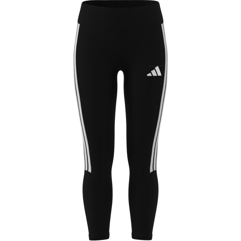 Kids Train Essentials 3-Stripes Leggings, Black, , large image number 7