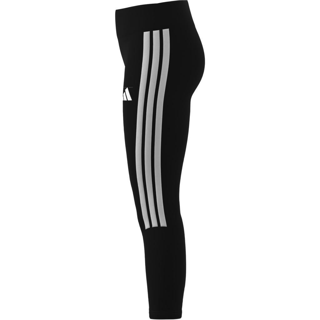 Kids Train Essentials 3-Stripes Leggings, Black, , large image number 11