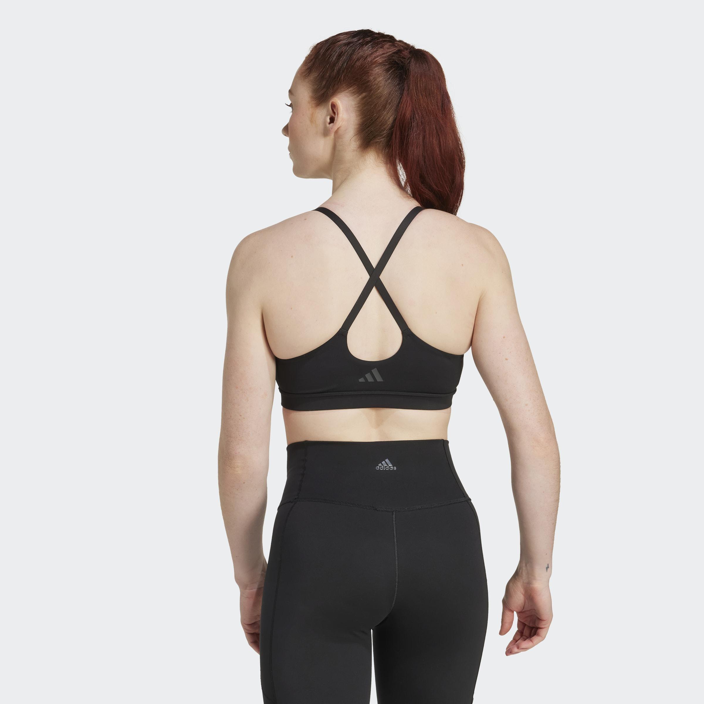 adidas All Me Light Support Bra, Black, A701_ONE, large image number 1