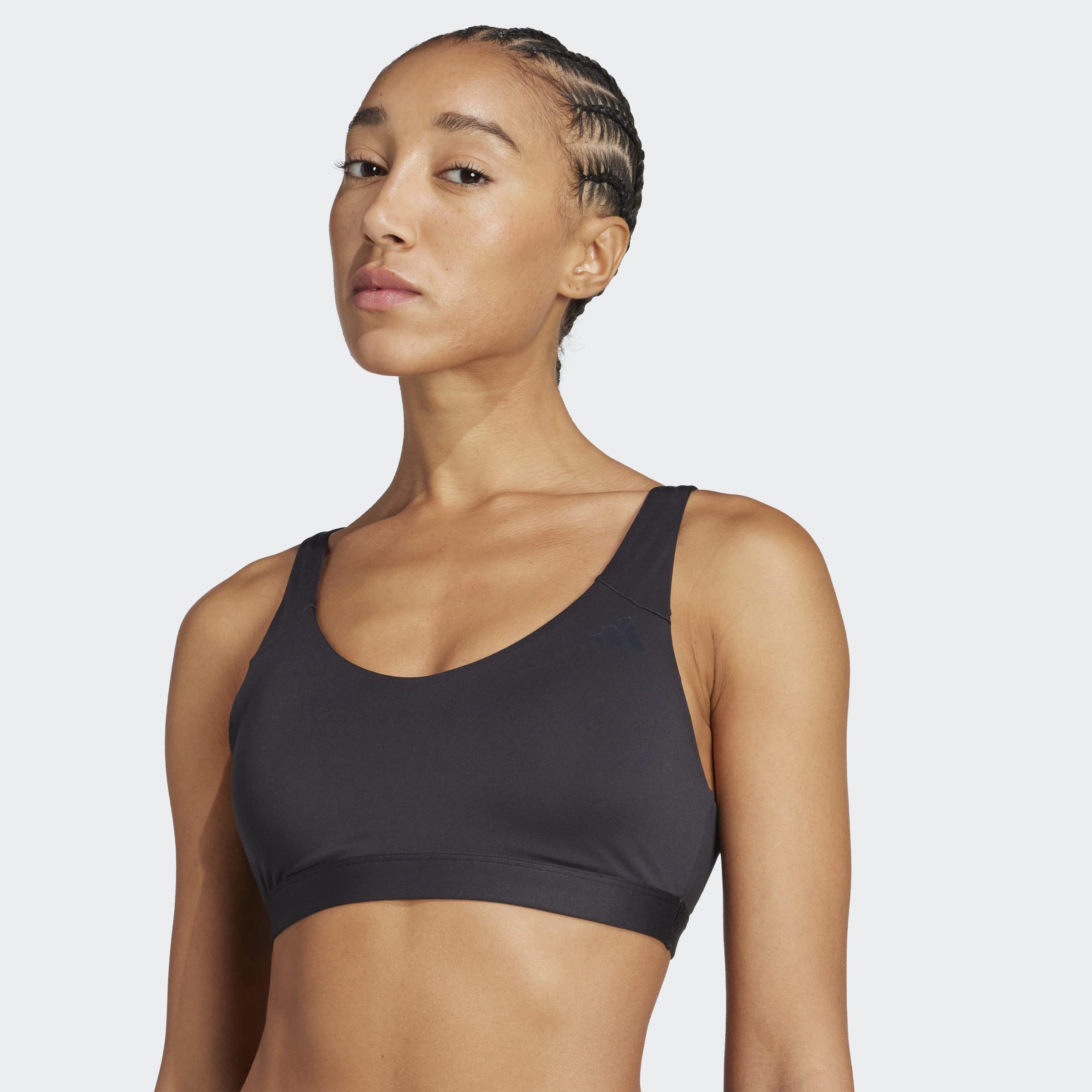 adidas All Me Essentials Medium Support Bra, Black, A701_ONE, large image number 4