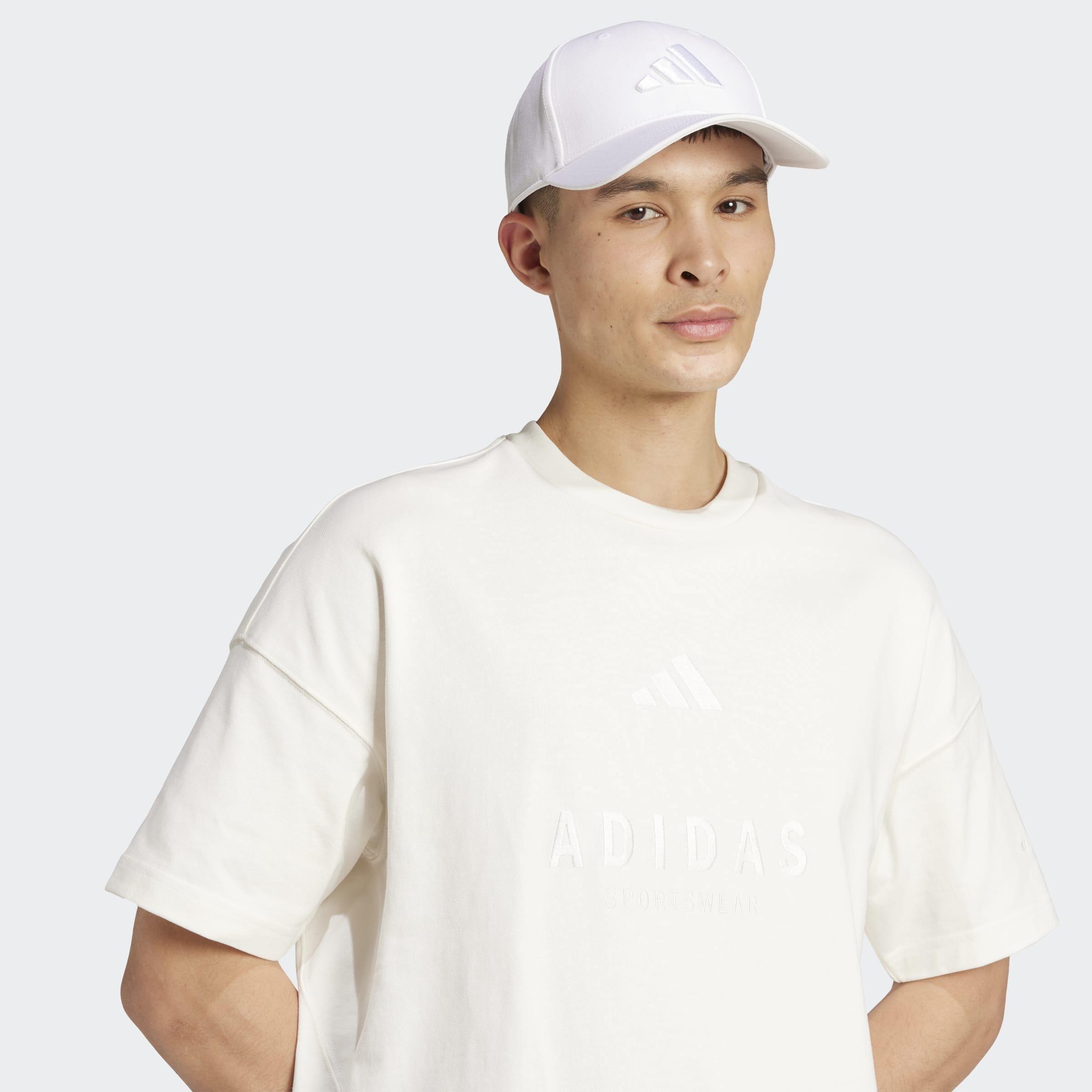ALL SZN Embroidered Graphics T-Shirt, White, A701_ONE, large image number 1