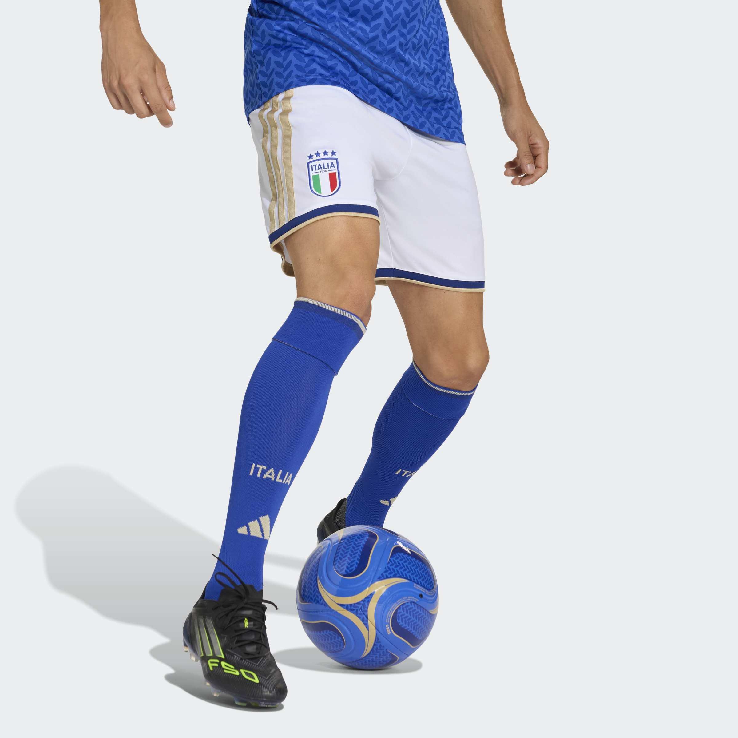 Italy 26 Home Replica Shorts, White, A701_ONE, medium