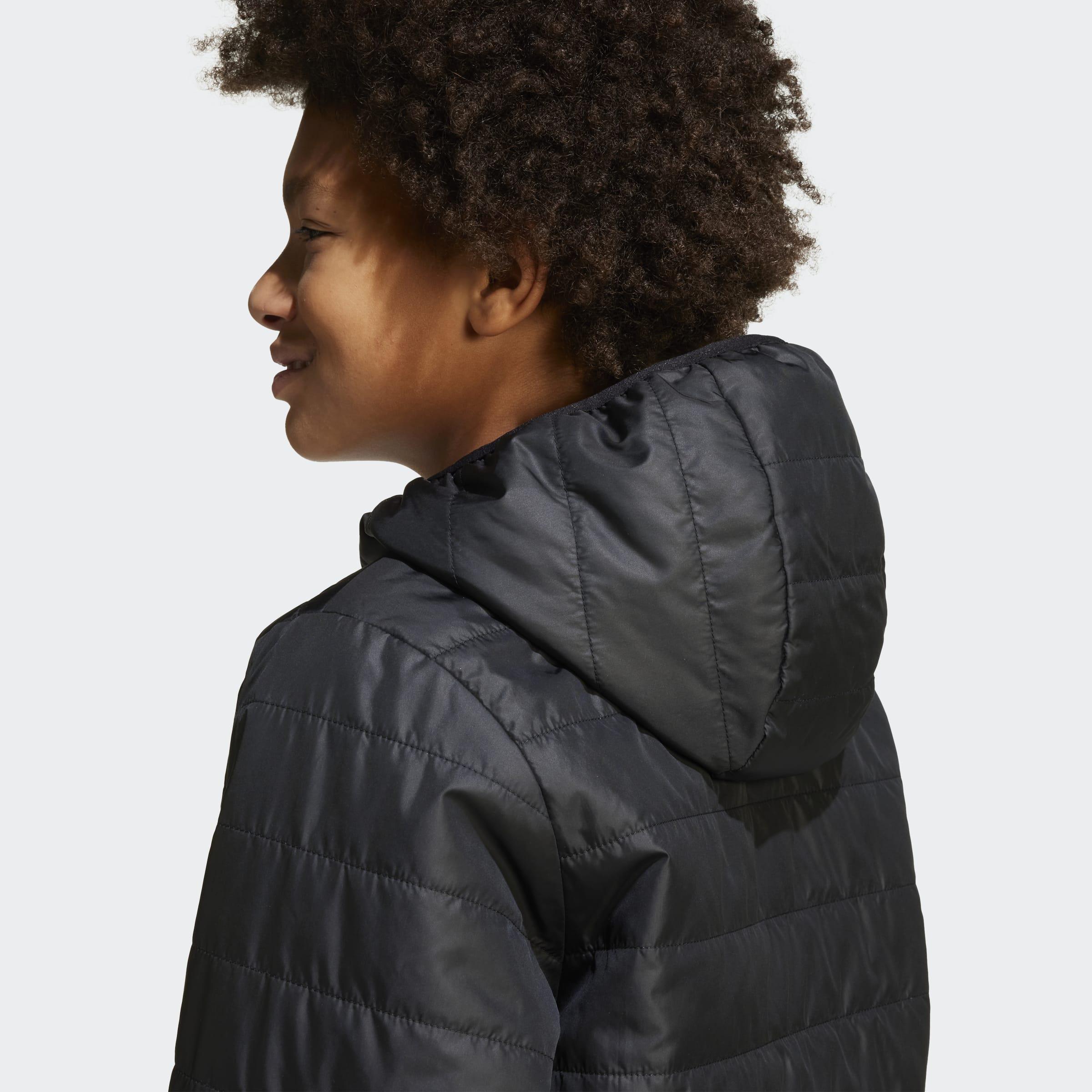 Kids Unisex Essentials Light Padded Jacket, Black, A701_ONE, large image number 3