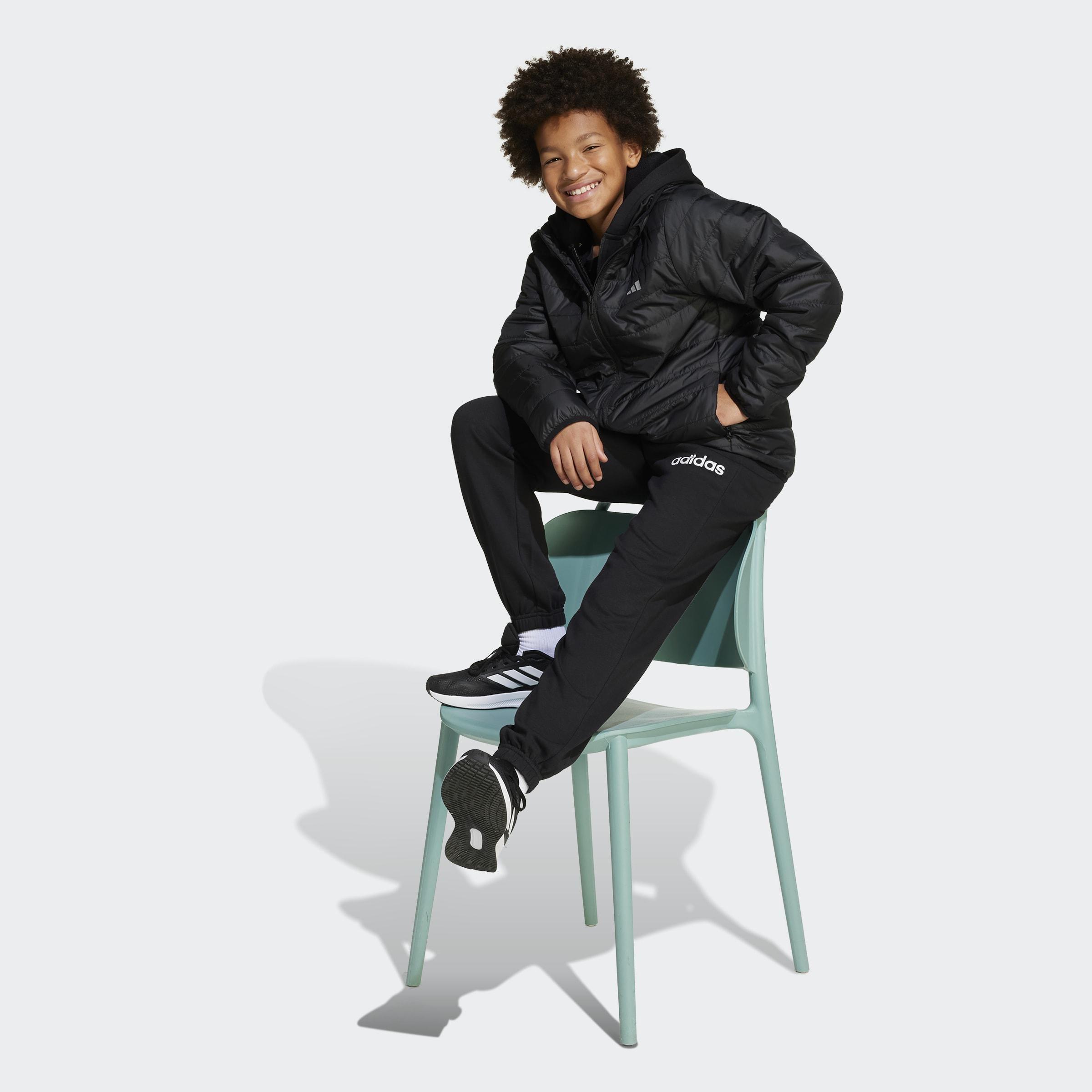 Kids Unisex Essentials Light Padded Jacket, Black, A701_ONE, large image number 5