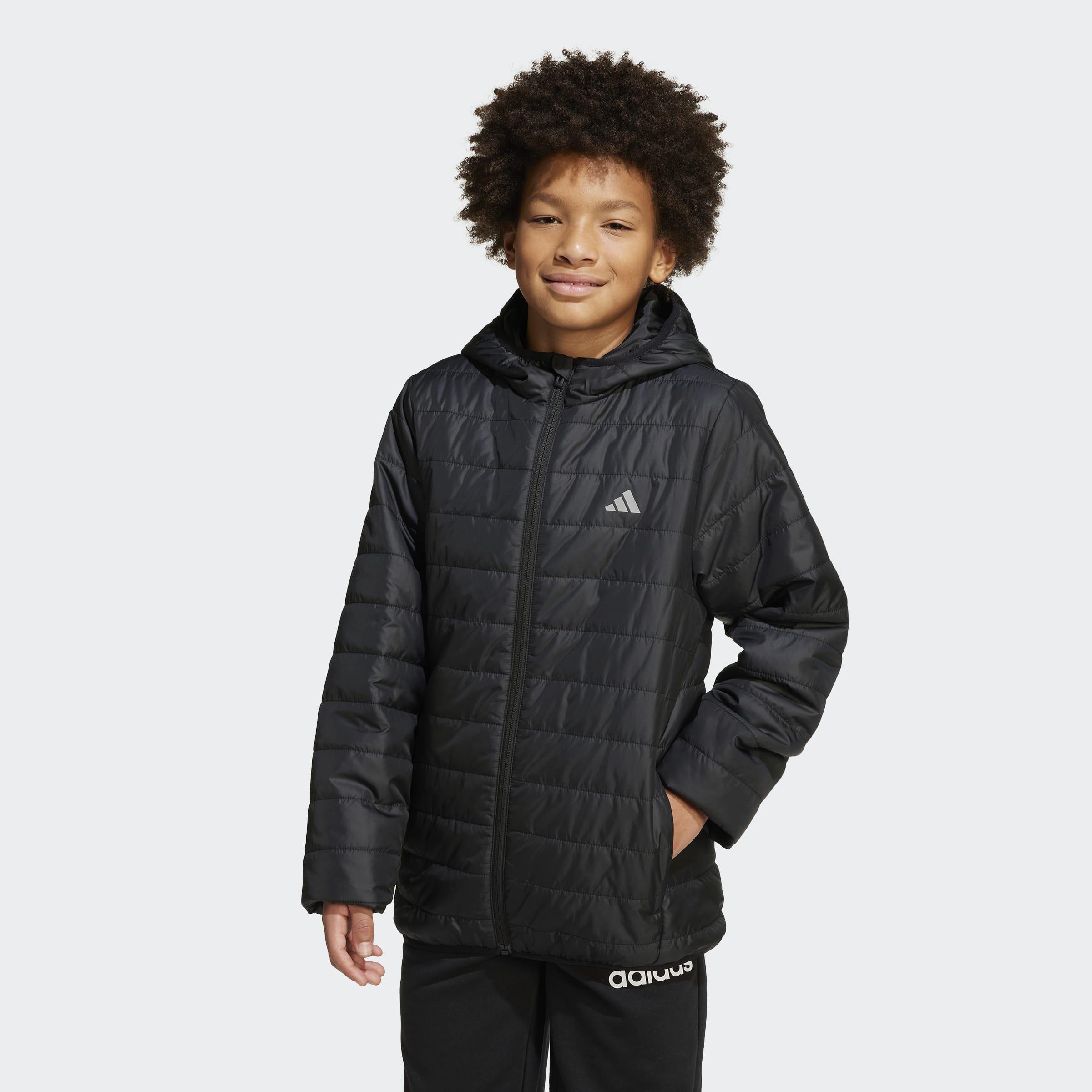 Kids Unisex Essentials Light Padded Jacket, Black, A701_ONE, large image number 6
